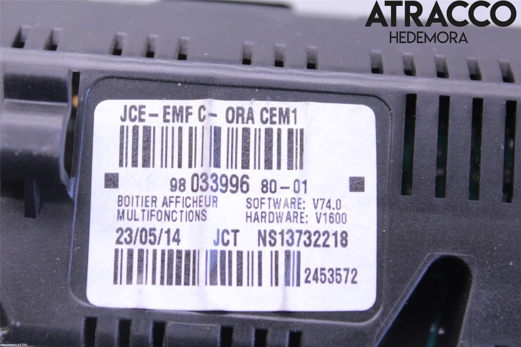 Peugeot 3008 09-16 Färddator