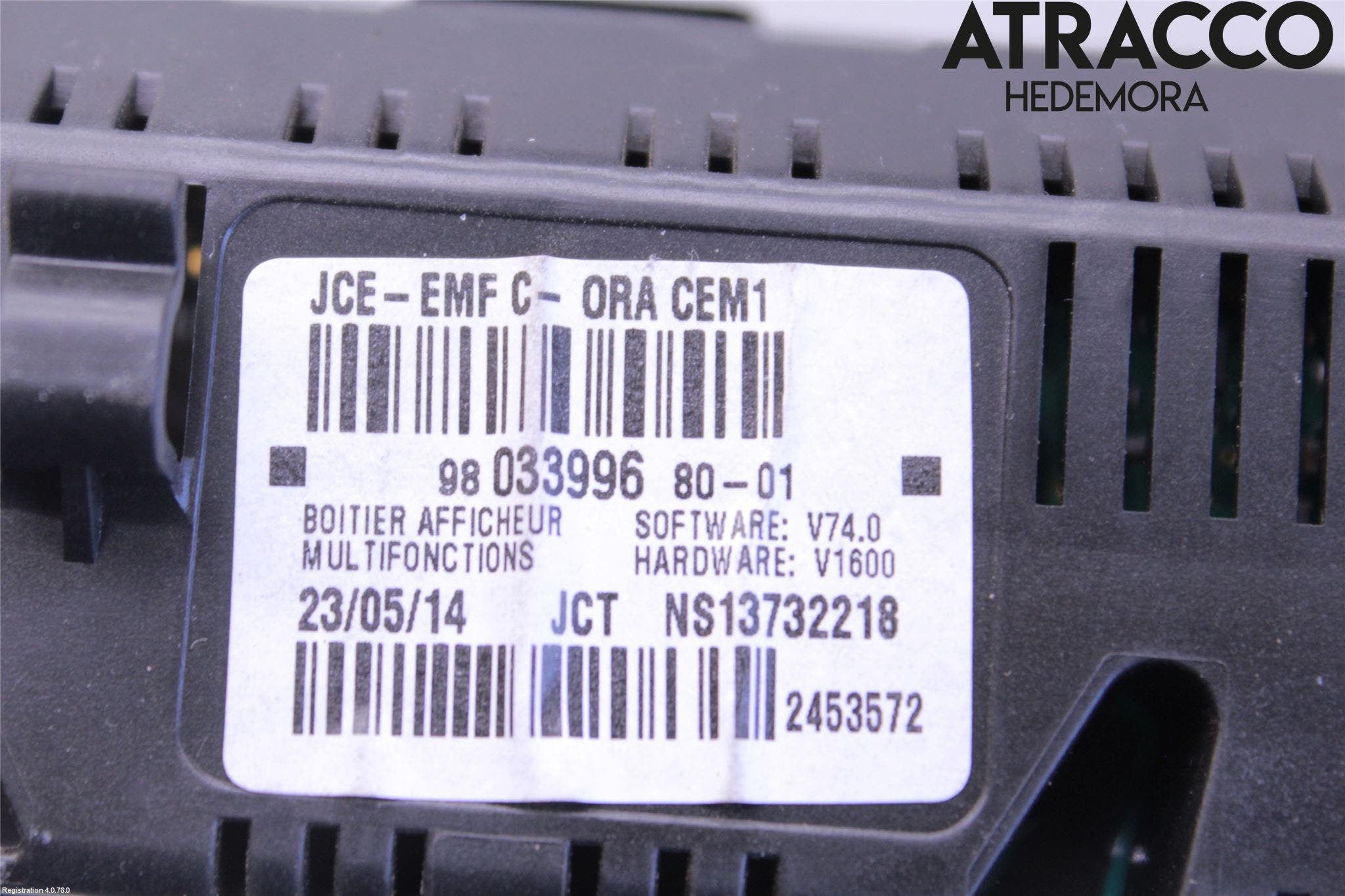 Peugeot 3008 09-16 Färddator