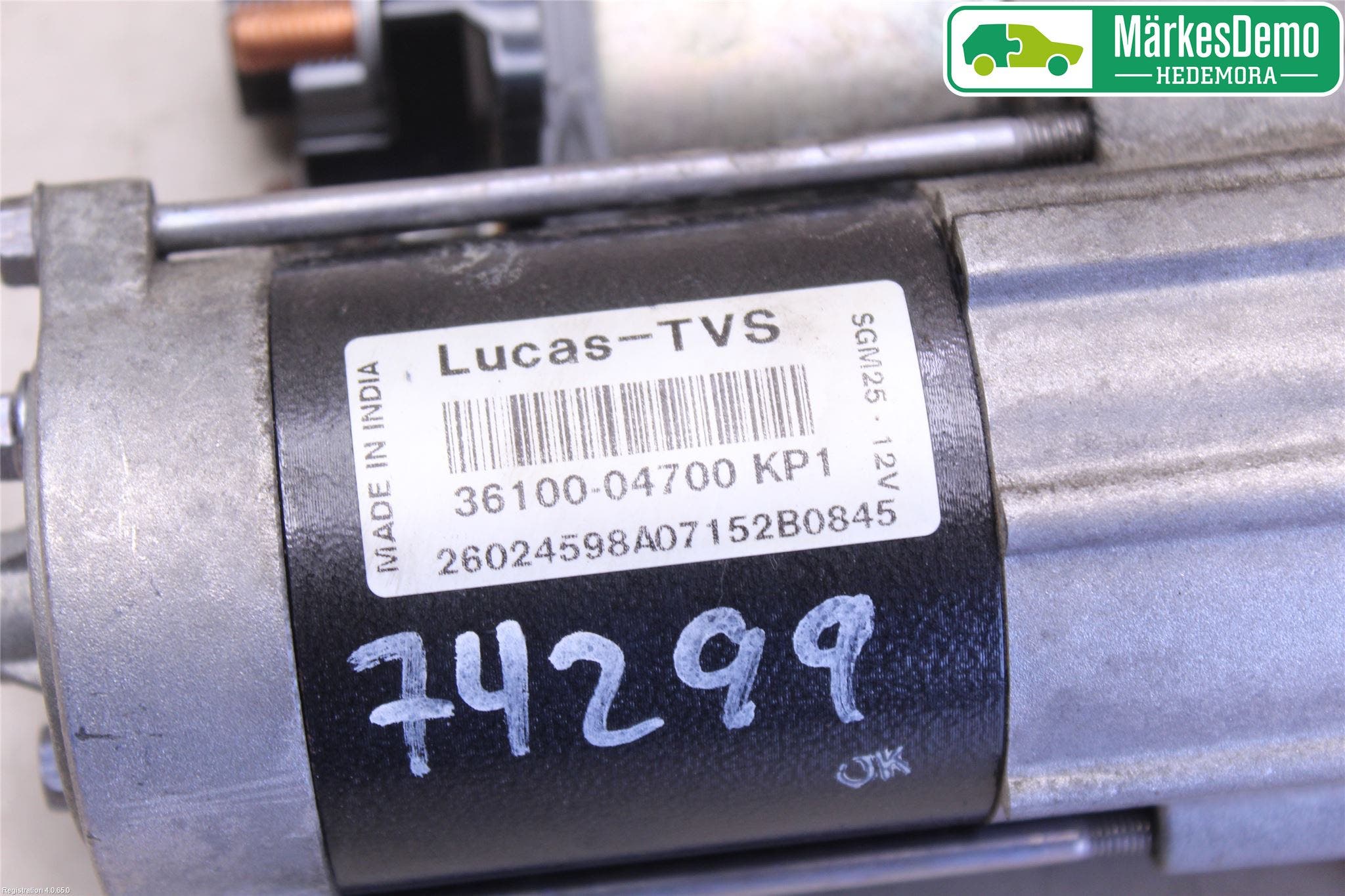 Hyundai i10 BA 14-16 Startmotor