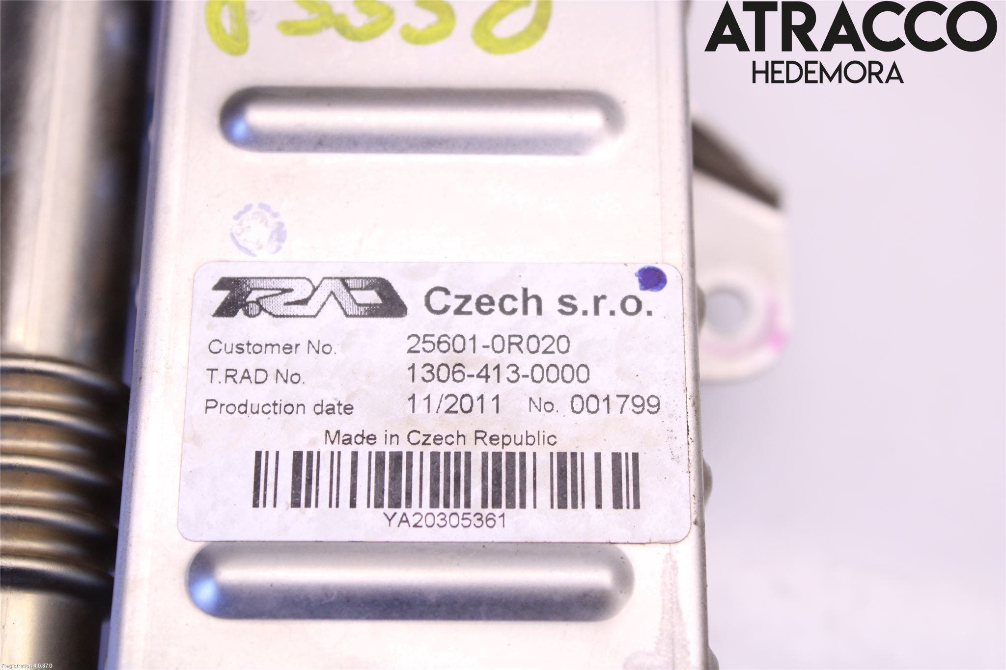 Toyota AVENSIS 09-15 Avgaskylare