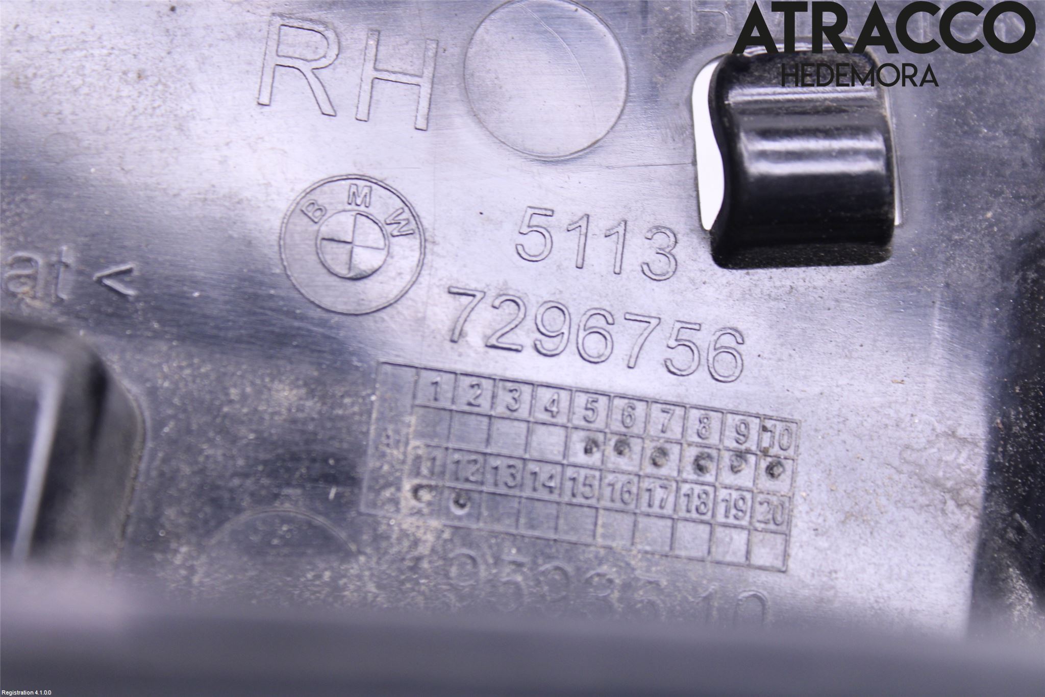 BMW i3 I01 13-22 Stötfångarfäste Bak Hö