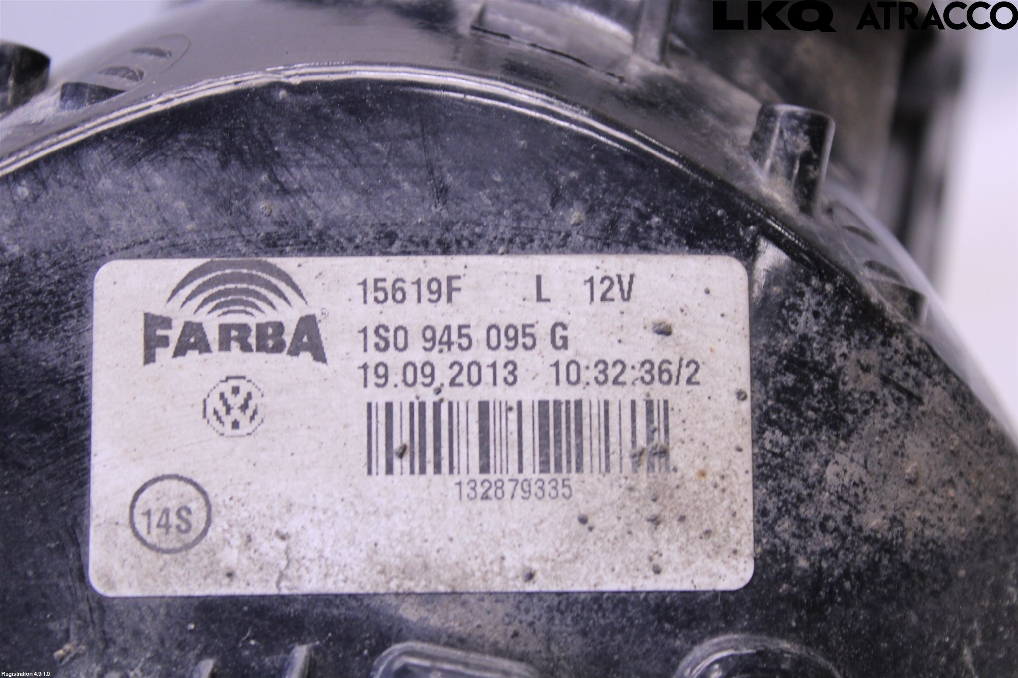 Volkswagen VW UP! / E-UP! Bakljus Vänster