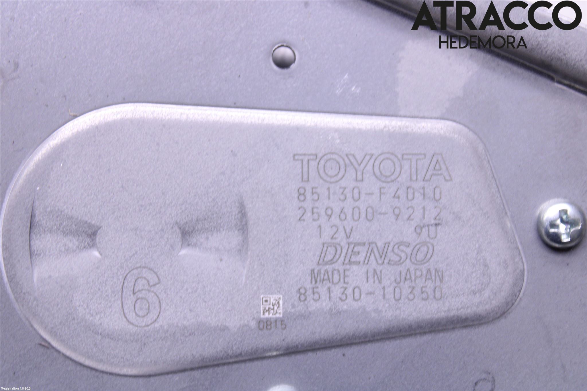Toyota C-HR 16-23 Torkarmotor Baklucka