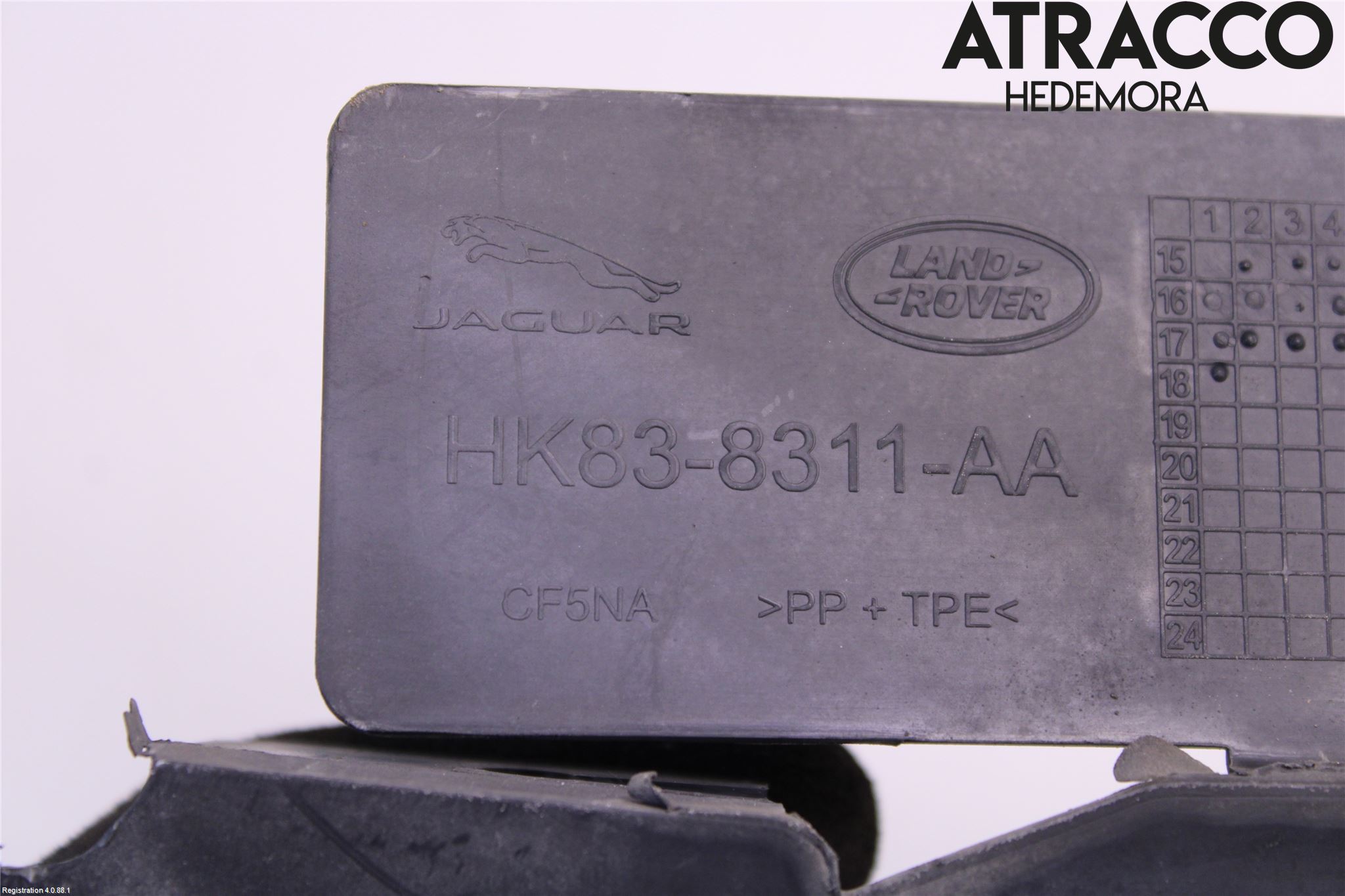 Jaguar F-PACE Deflektor Plåt-Plast Kylning