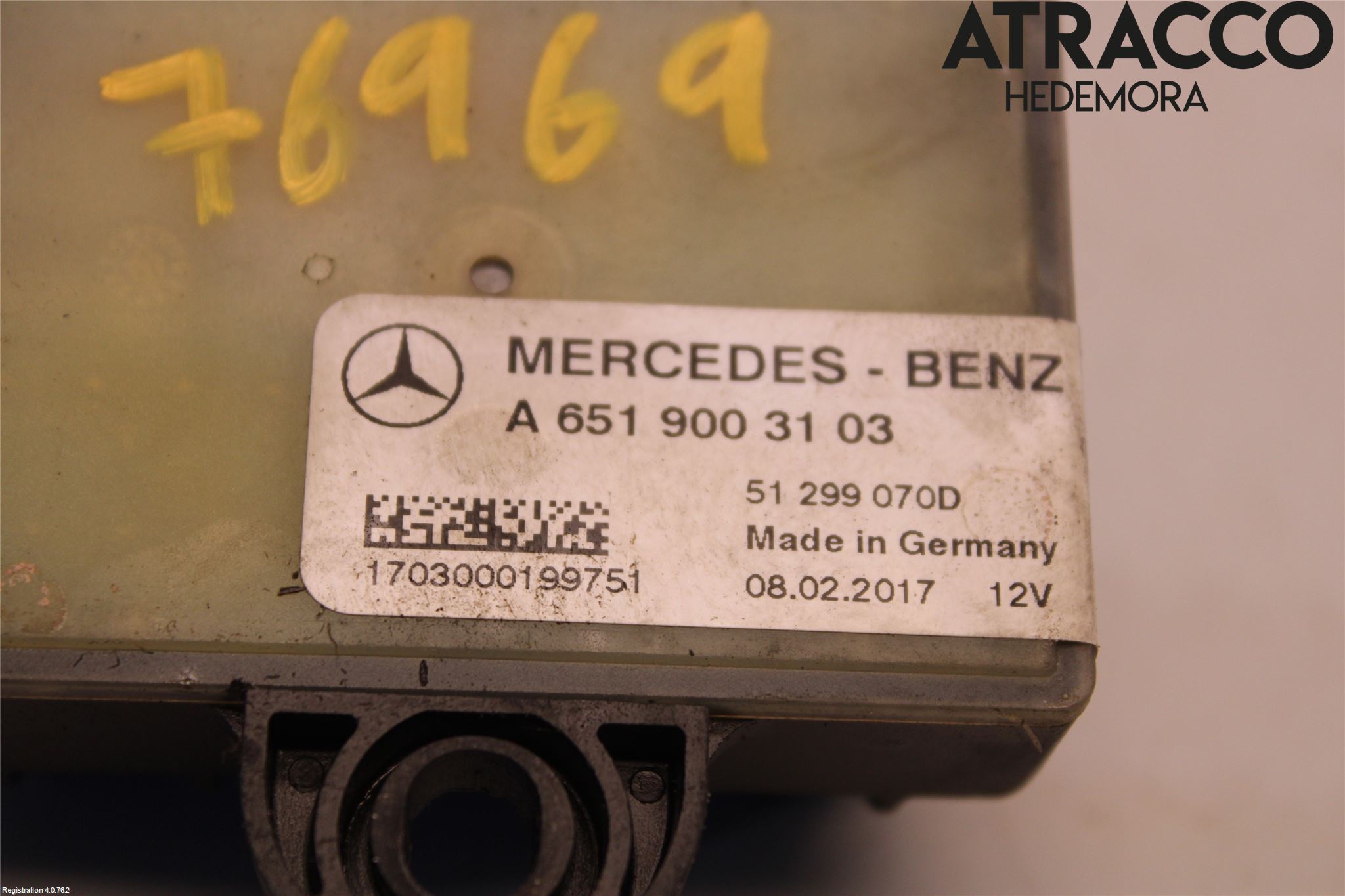 Mercedes-Benz MB VITO/V-KLASS (W640,W447,W448) 14- Relä Glödning Diesel