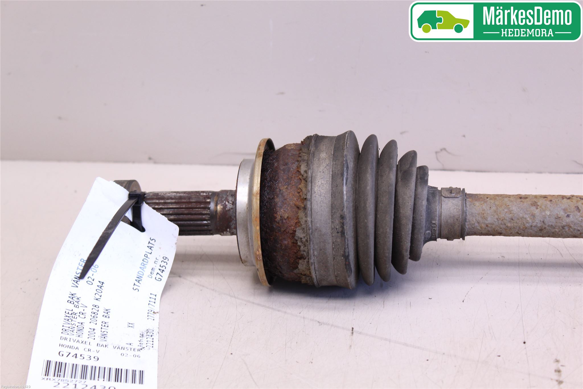 Honda CR-V 02-06 Drivaxel Bak Vänster