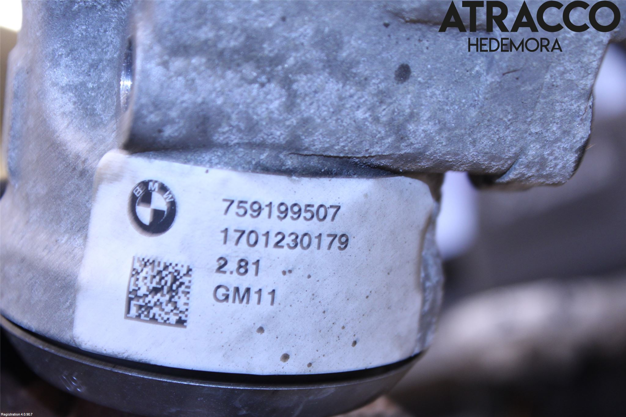 BMW 3 F30/F31/F80 12-19 Framvagn Diffrential