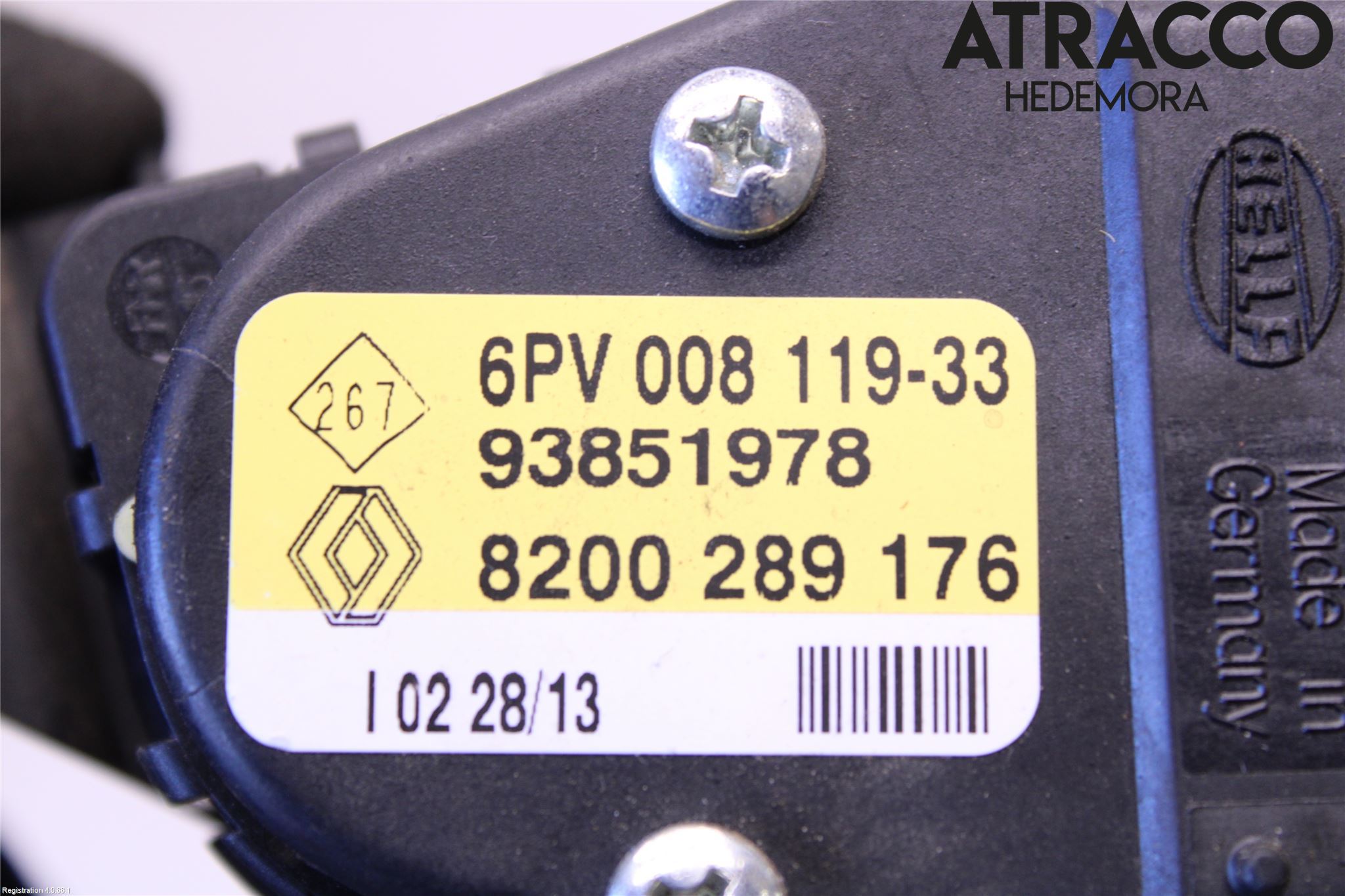 Renault TRAFIC   02-14 Gaspedal