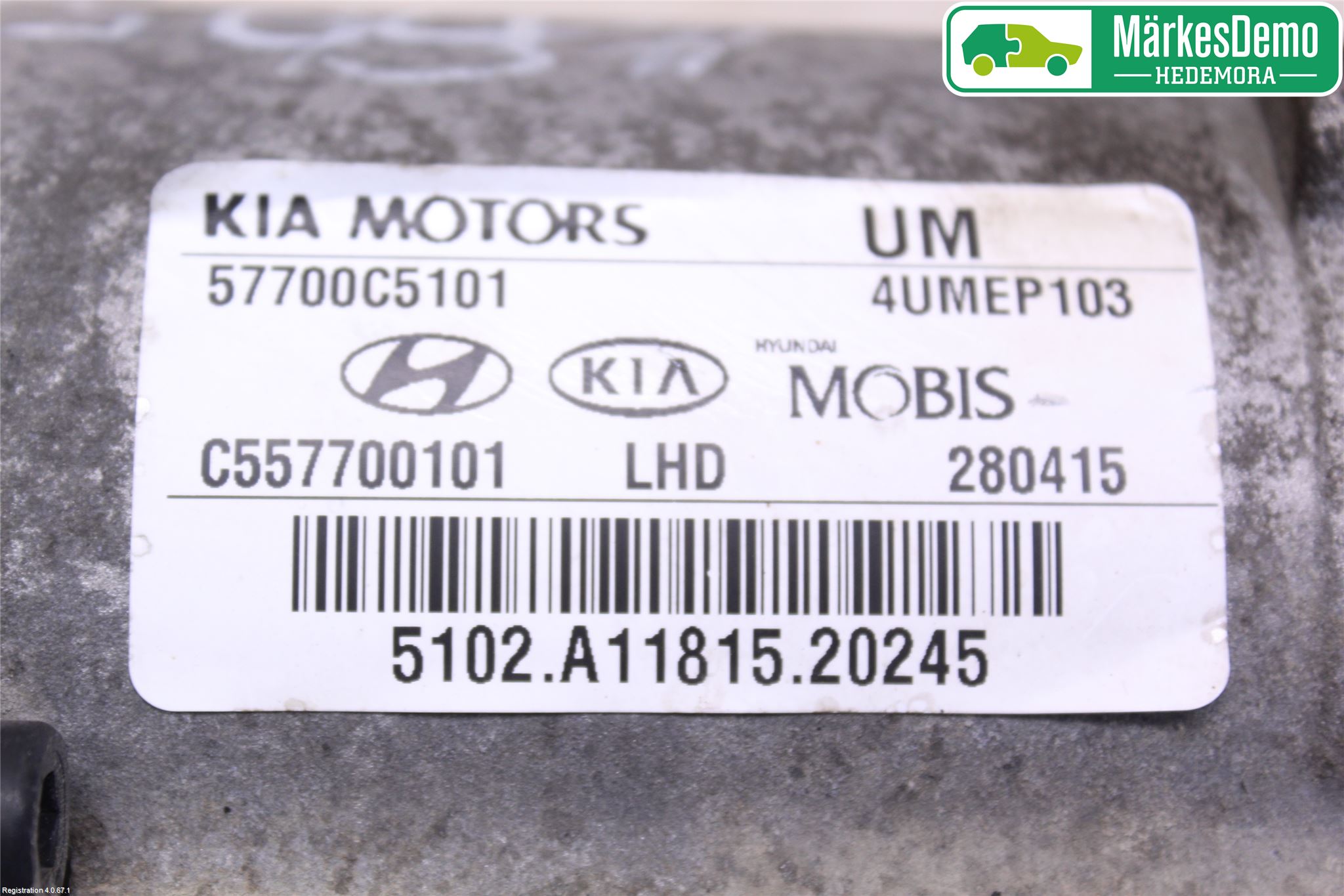 Kia SORENTO 15-20 Styrväxel-Snäcka Elektrisk