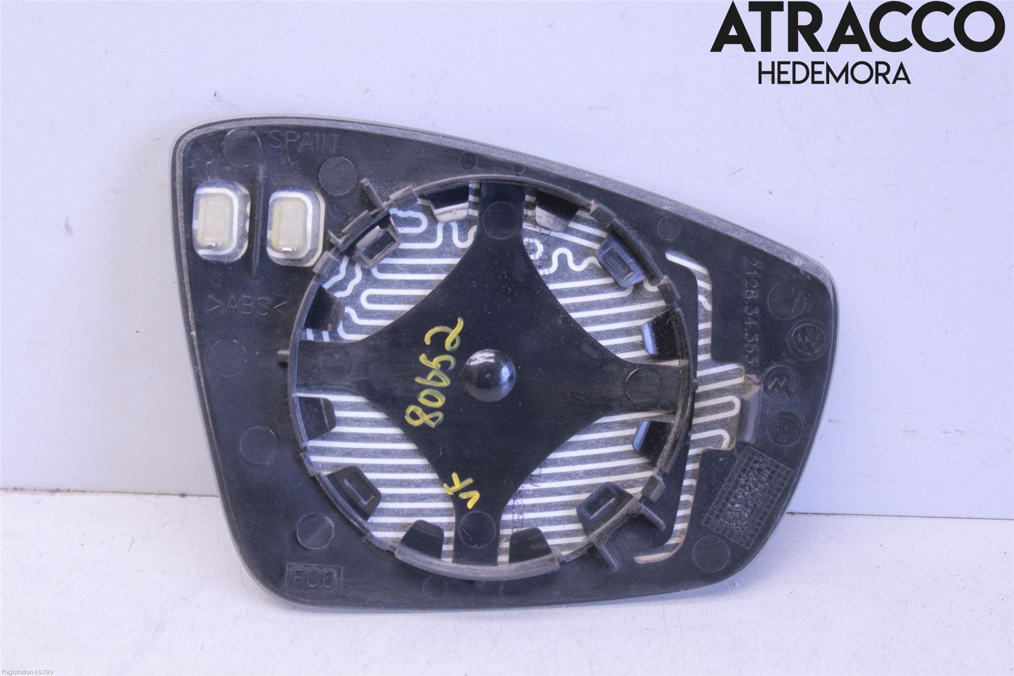 Volkswagen VW POLO 10-17 Spegelglas Vä