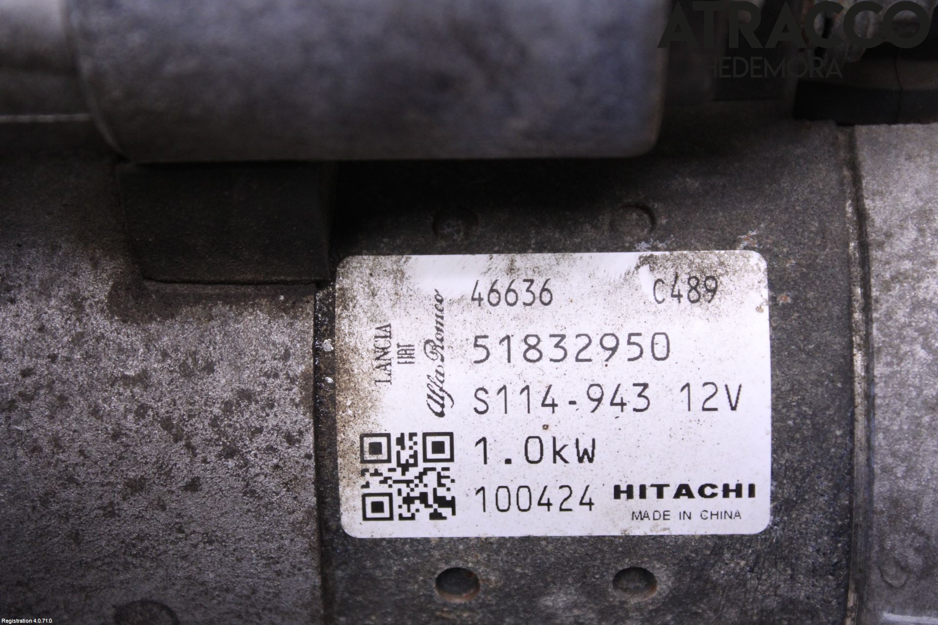 Fiat 500 07- Startmotor