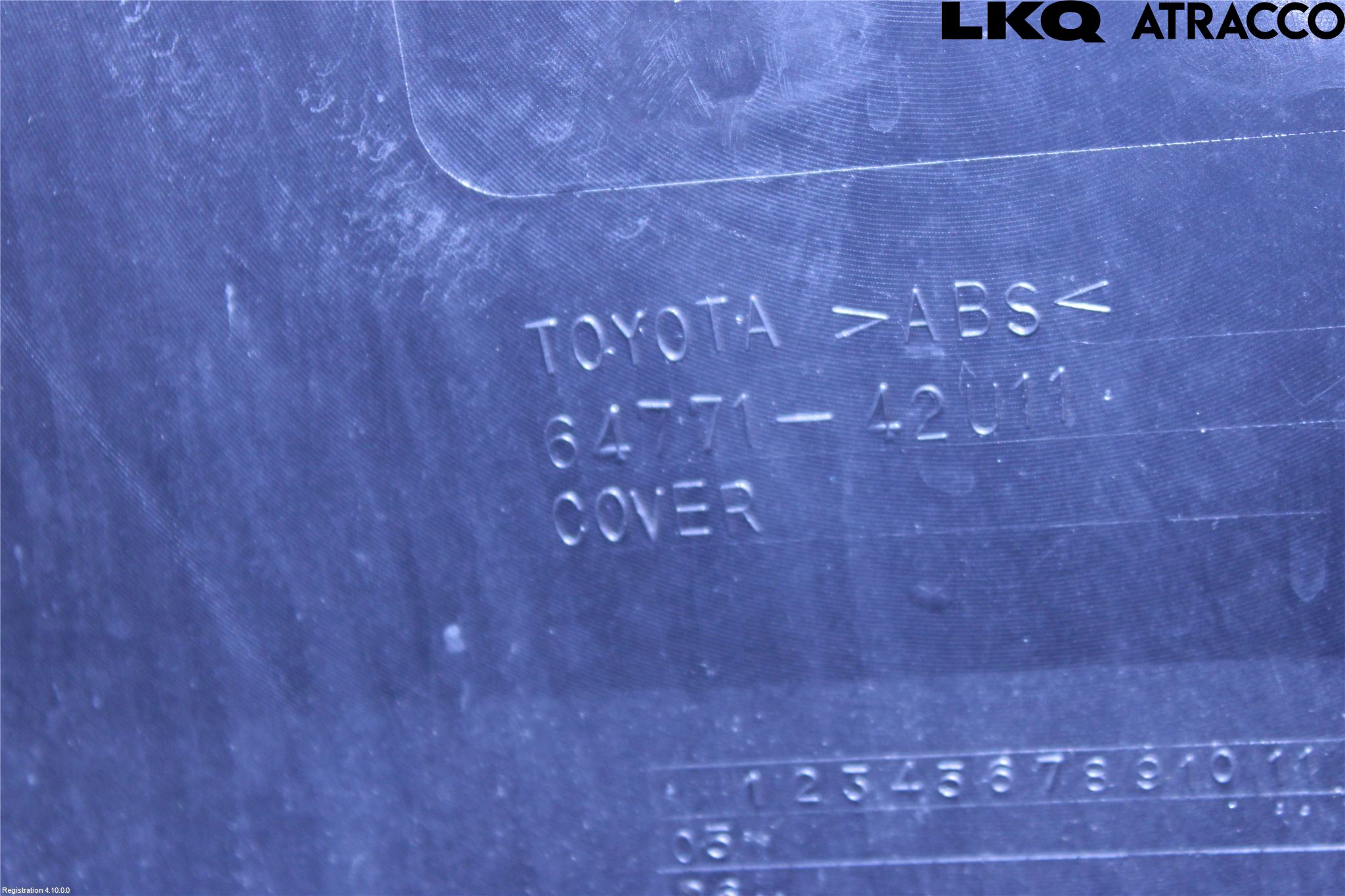 Toyota RAV 4 06-12 Reservhjulsskydd