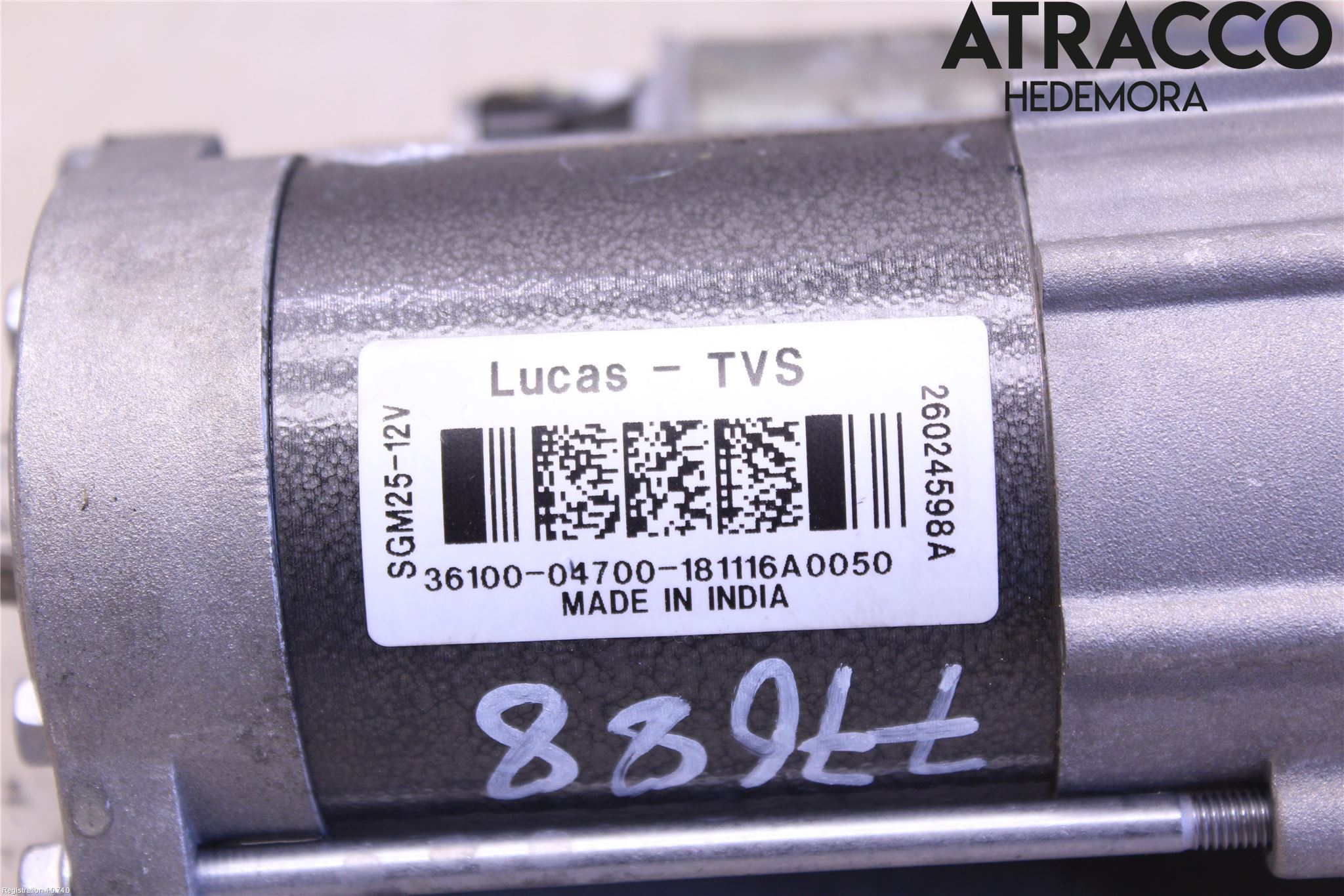 Hyundai i10 BA 14-16 Startmotor