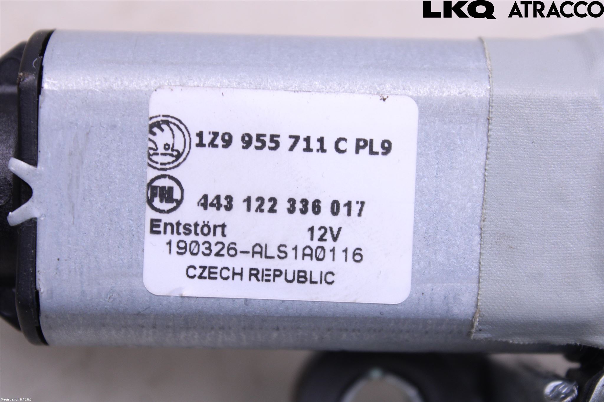 Skoda OCTAVIA (1Z) 05-13 Torkarmotor Baklucka