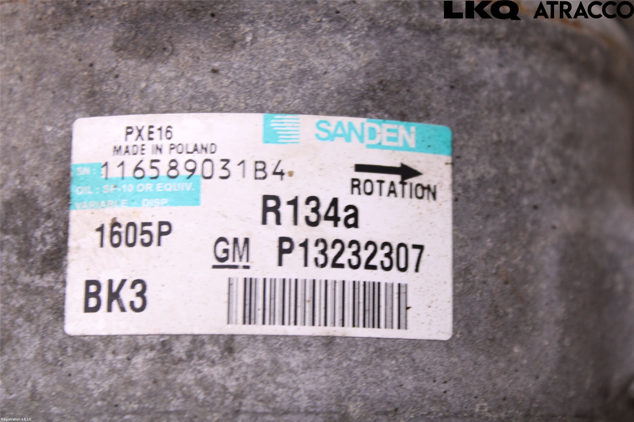 Opel INSIGNIA 09-16 Ac Kompressor