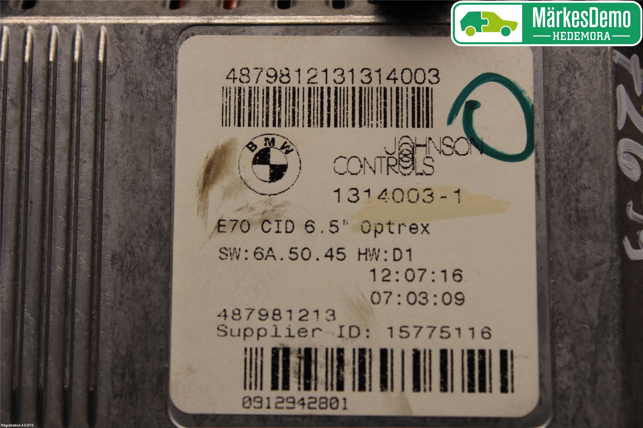 BMW X5 E70 07-13 Multifunktionsdisplay