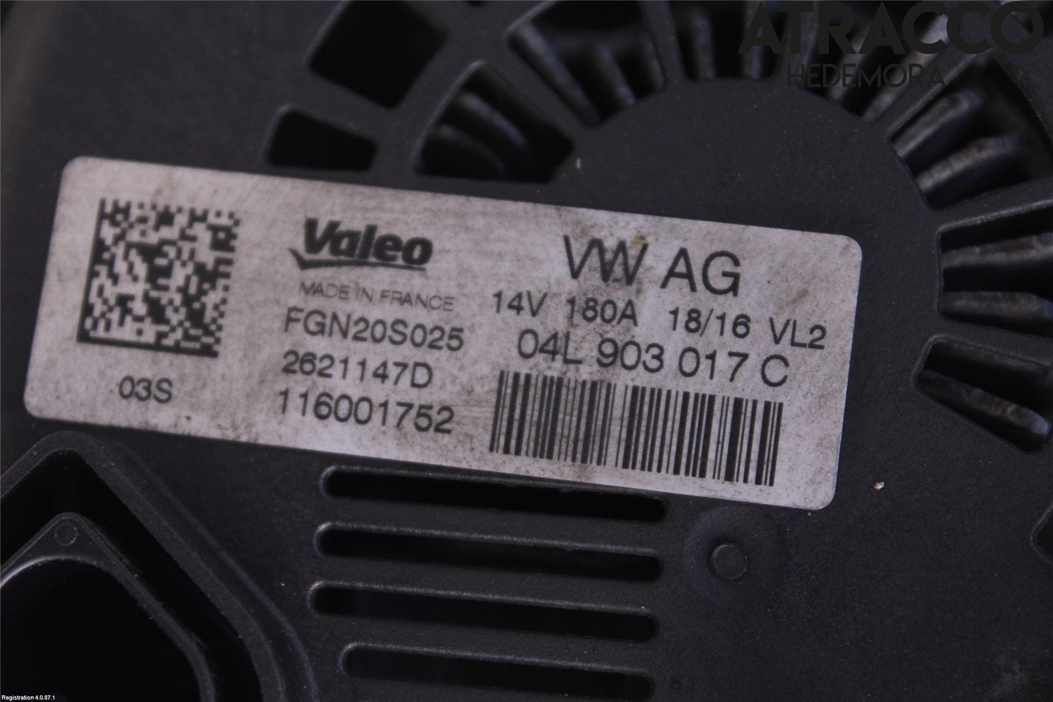 Audi A6/S6 4G 11-18 Generator