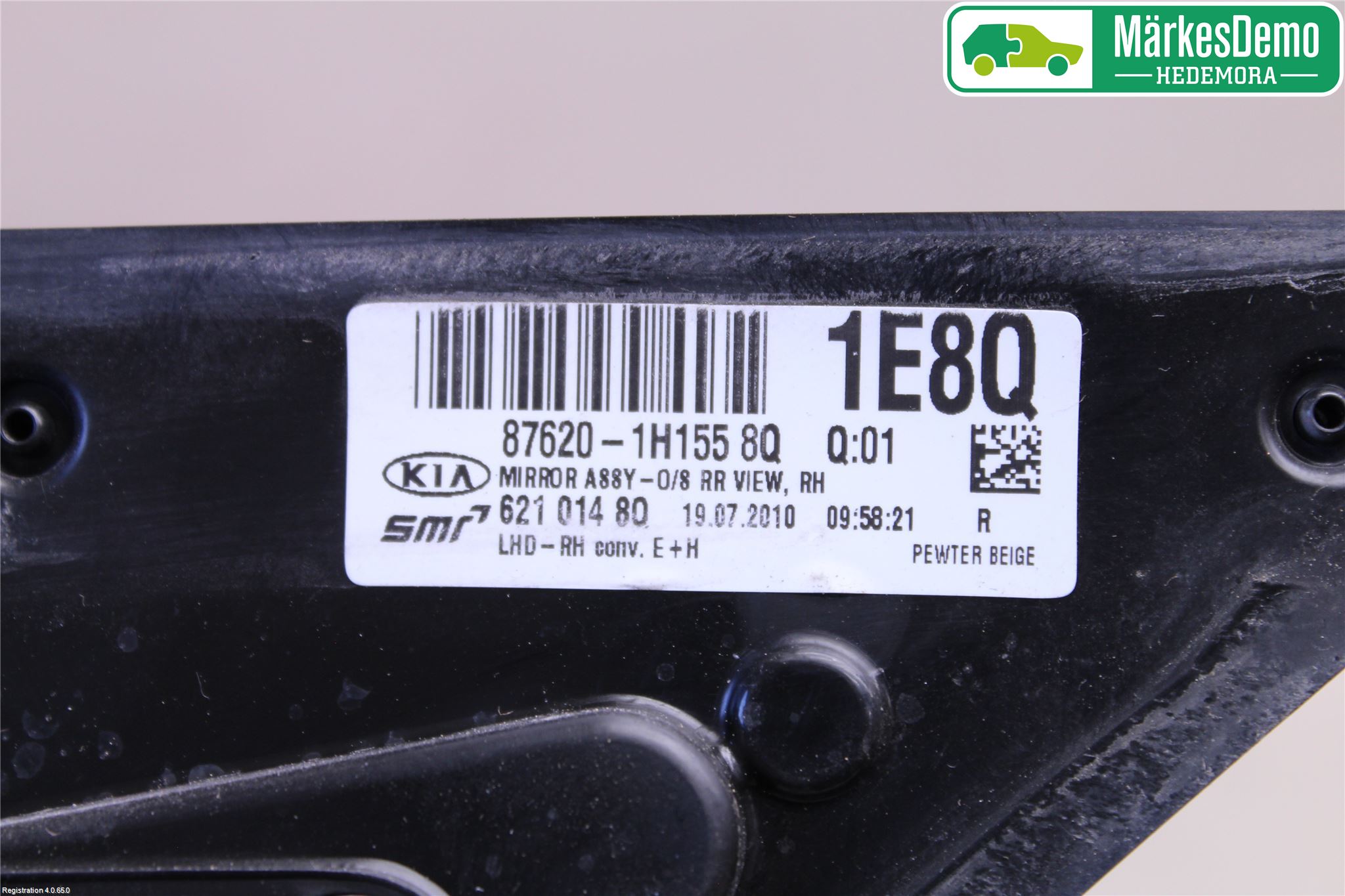 Kia CEED 06-12 Spegel Yttre El Hö