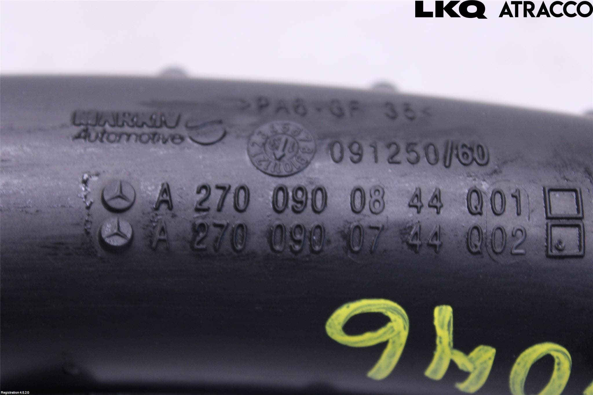 Mercedes-Benz MB A-KLASS (W176) 13-18 Injgummibälg-Slang