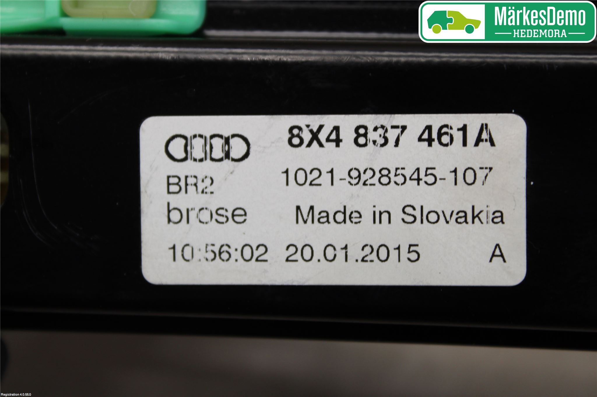 Audi A1/S1 11-18 Fönsterhiss El Kompl