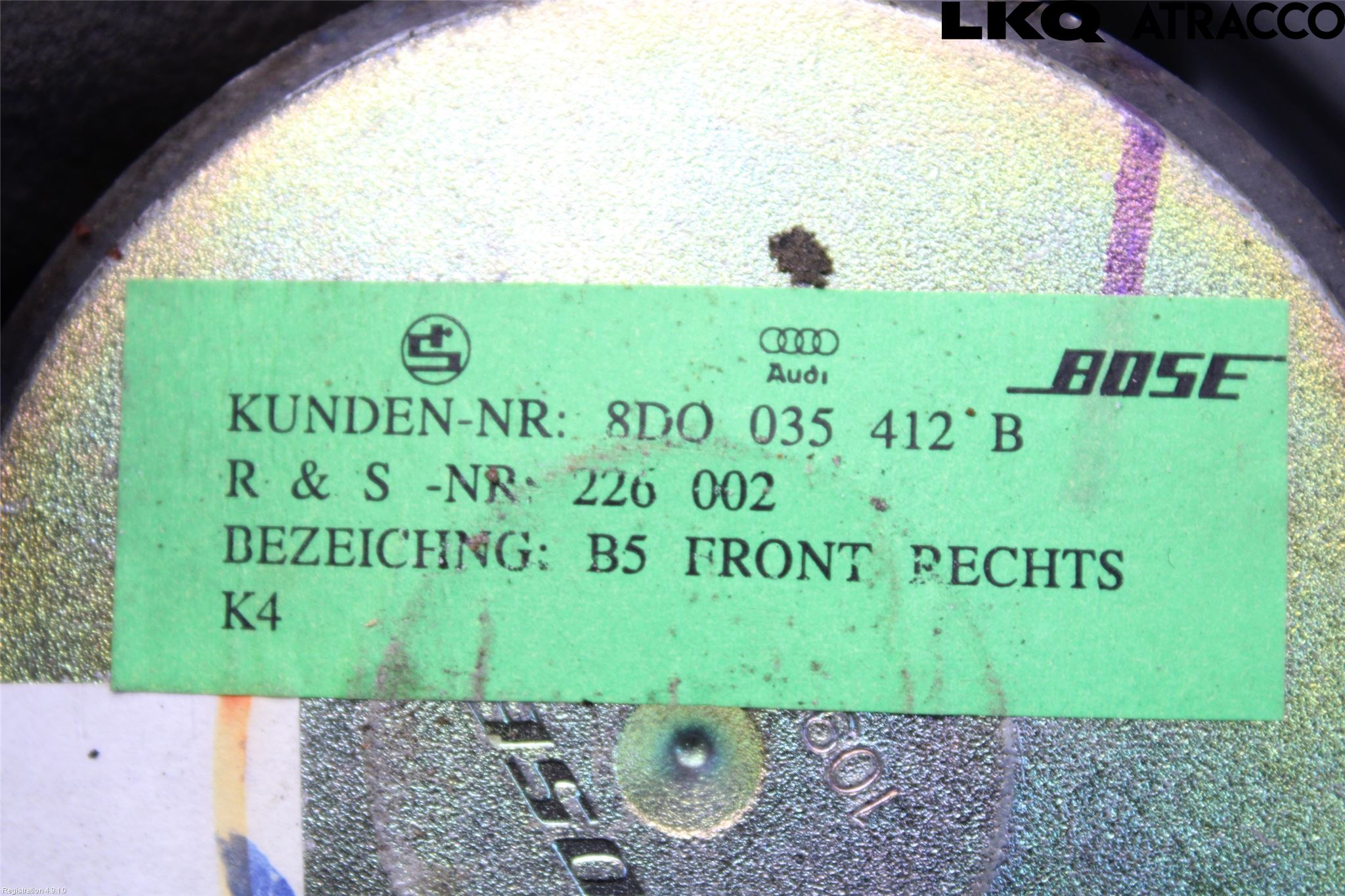 Audi A4/S4 99B-00 Högtalare