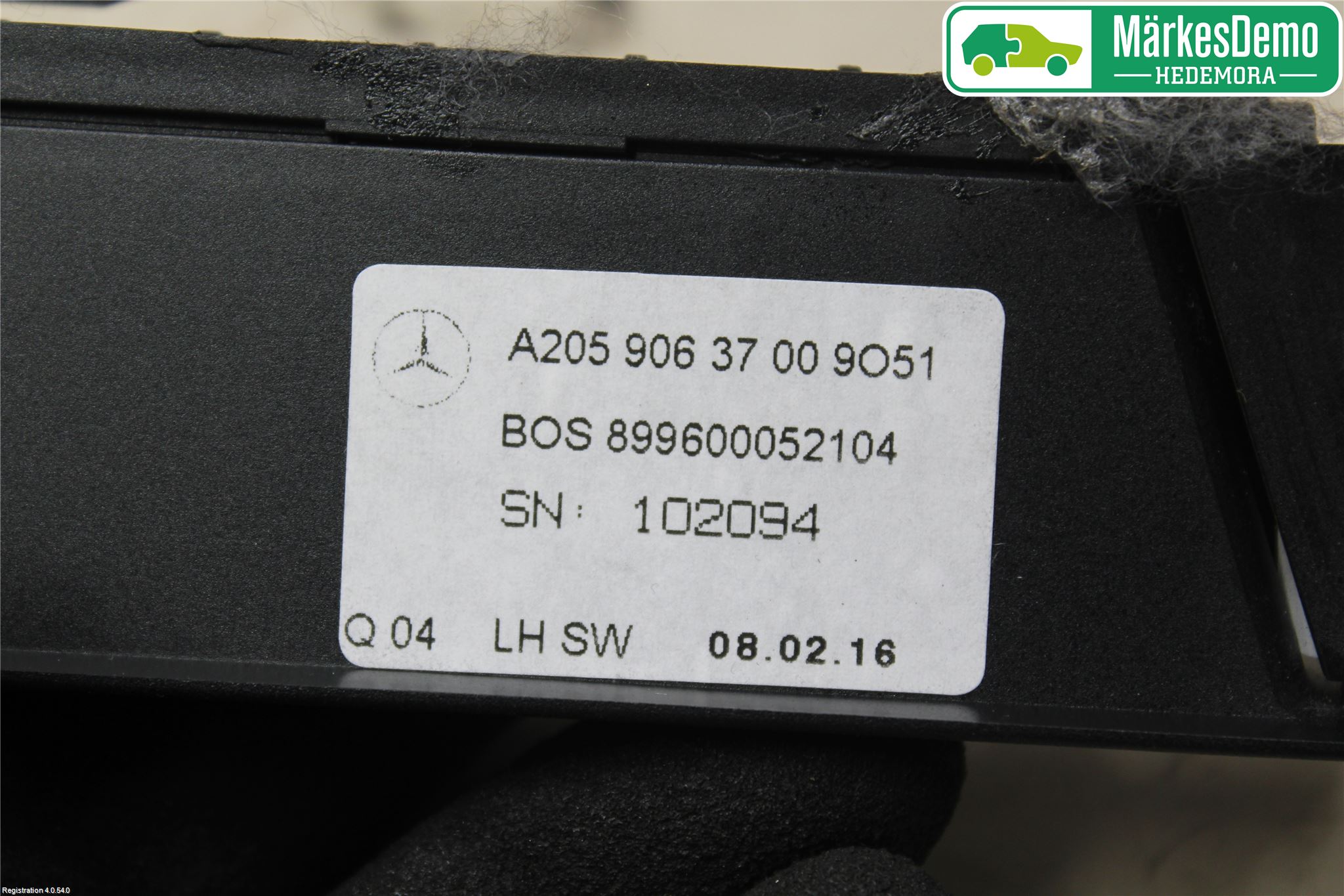 Mercedes-Benz MB C-KLASS (W205) 14-21 Insynskydd
