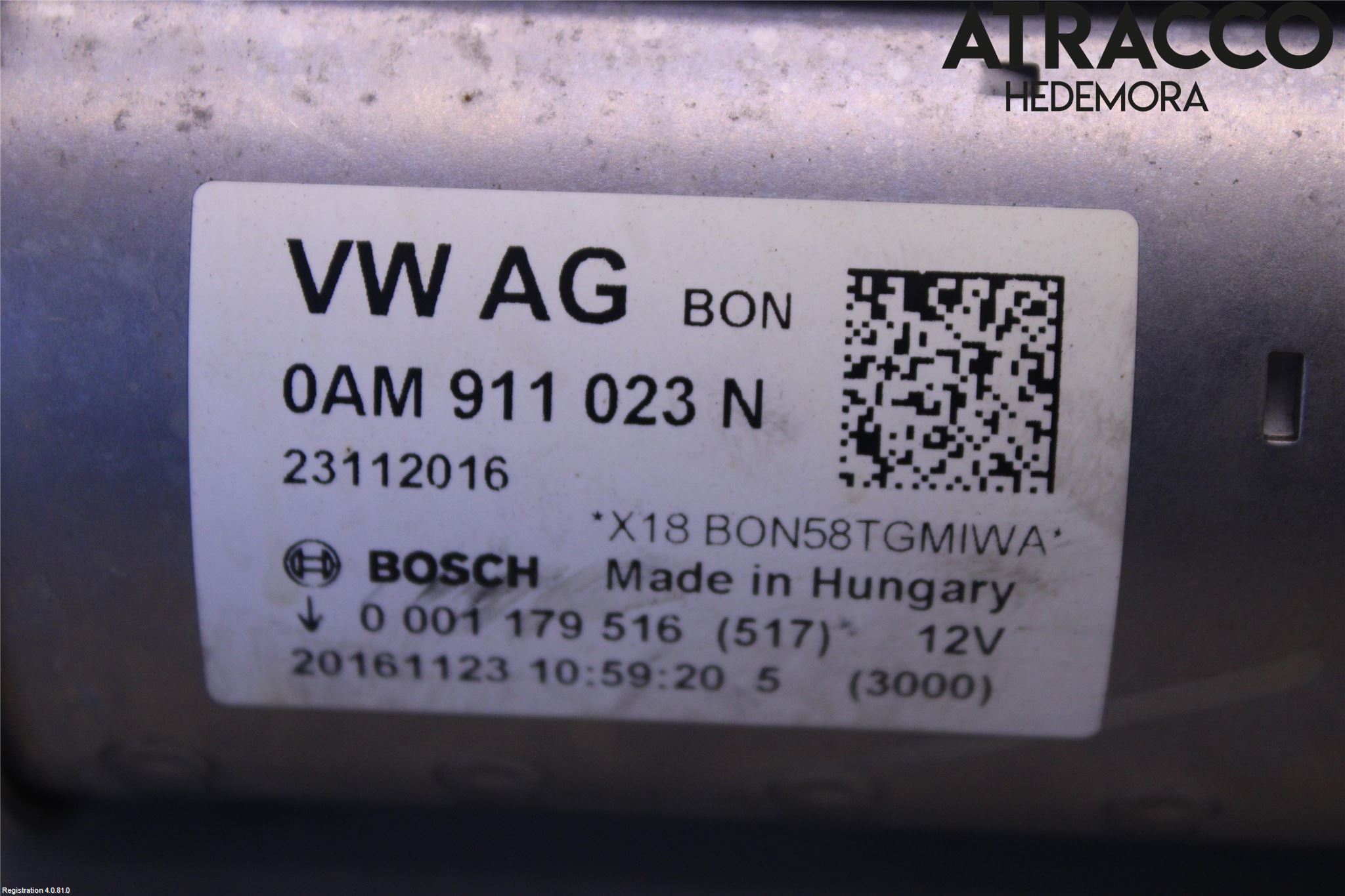 Volkswagen VW GOLF / E-GOLF VII 13-20 Startmotor