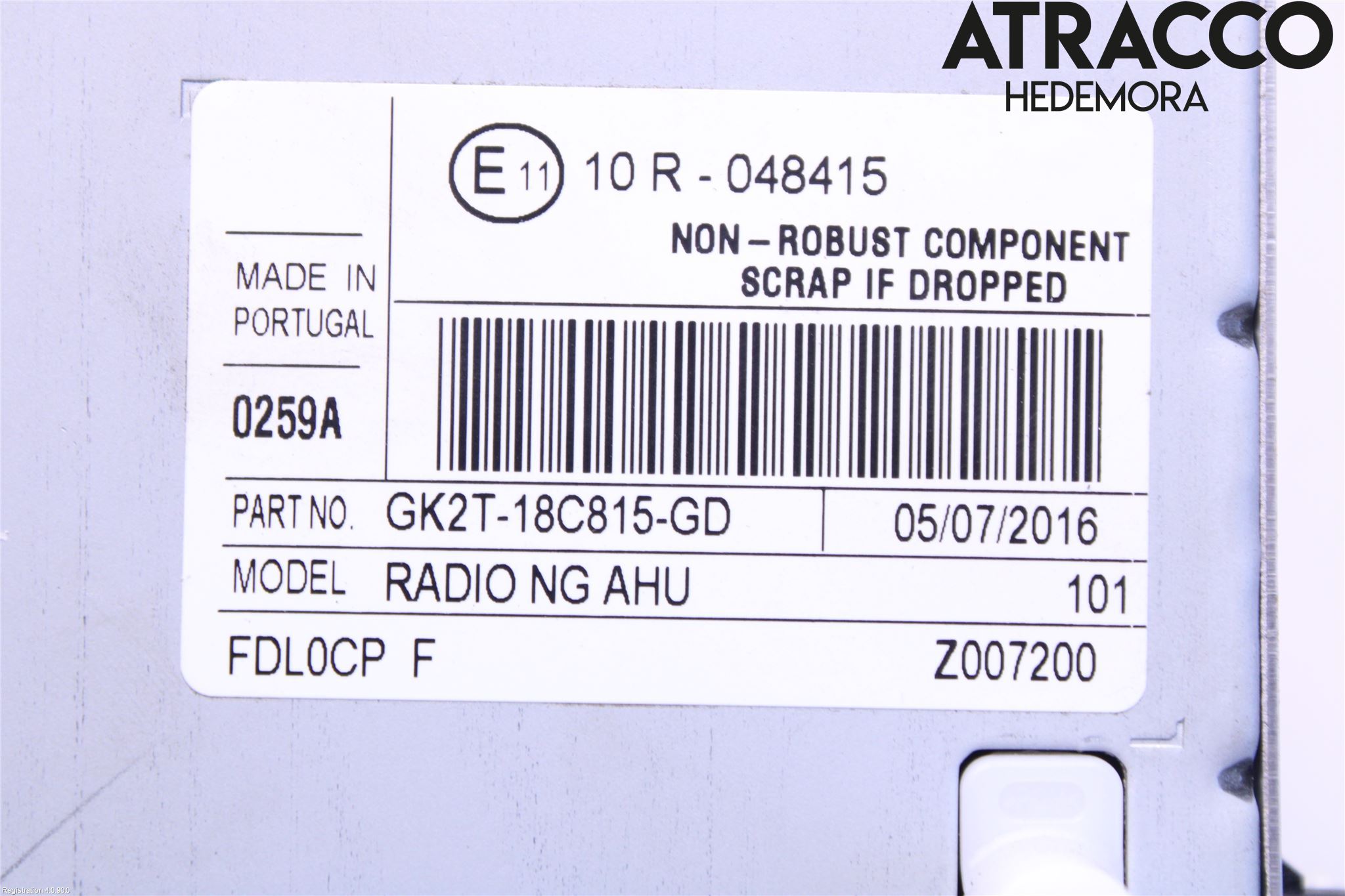 Ford TRANSIT SKÅP/BUSS 14-22 Cd Radio - Multimediapanel