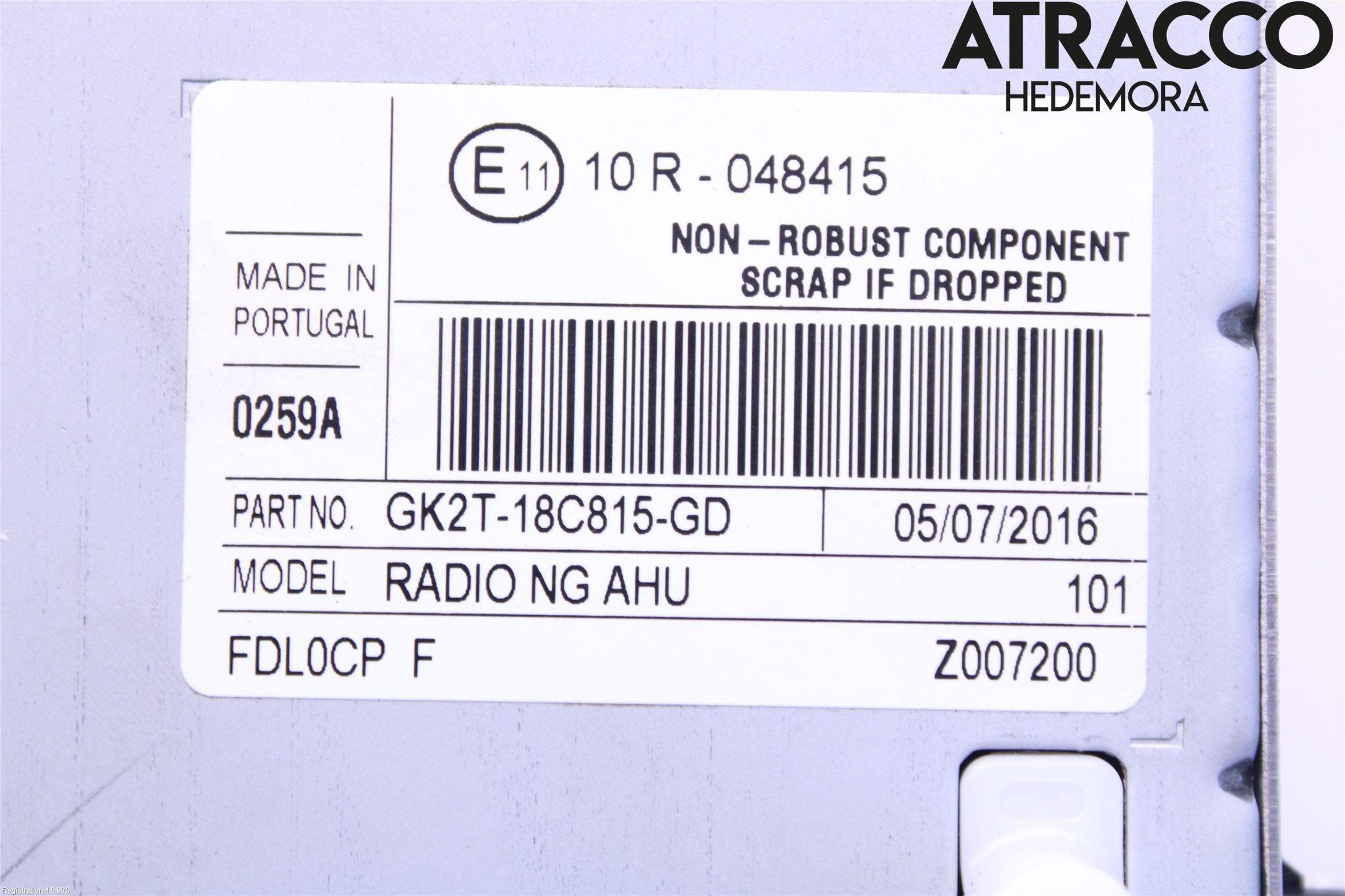 Ford TRANSIT SKÅP/BUSS 14-22 Cd Radio - Multimediapanel