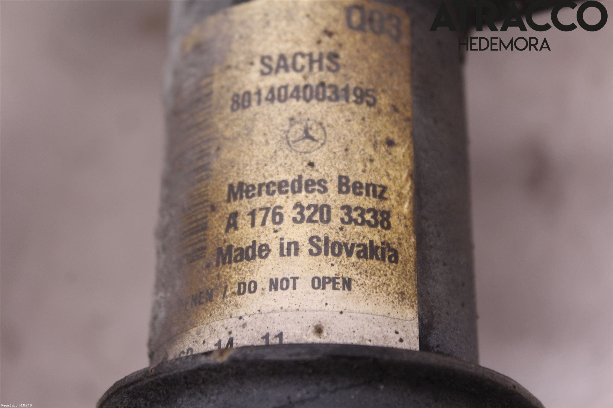 Mercedes-Benz MB A-KLASS (W176) 13-18 Fjäderben Fram Vänster