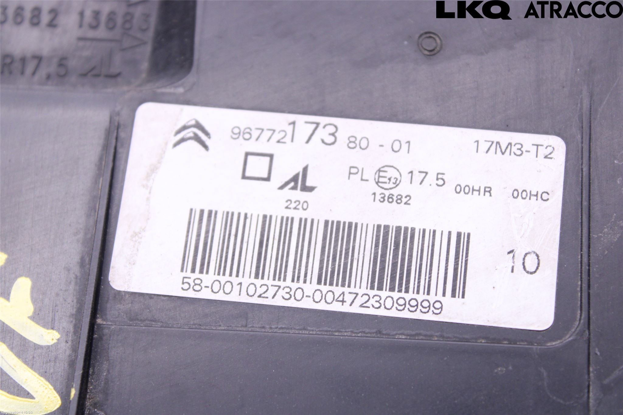 Citroen C4 GRAND PICASSO 14-18 Strålkastare Vänster