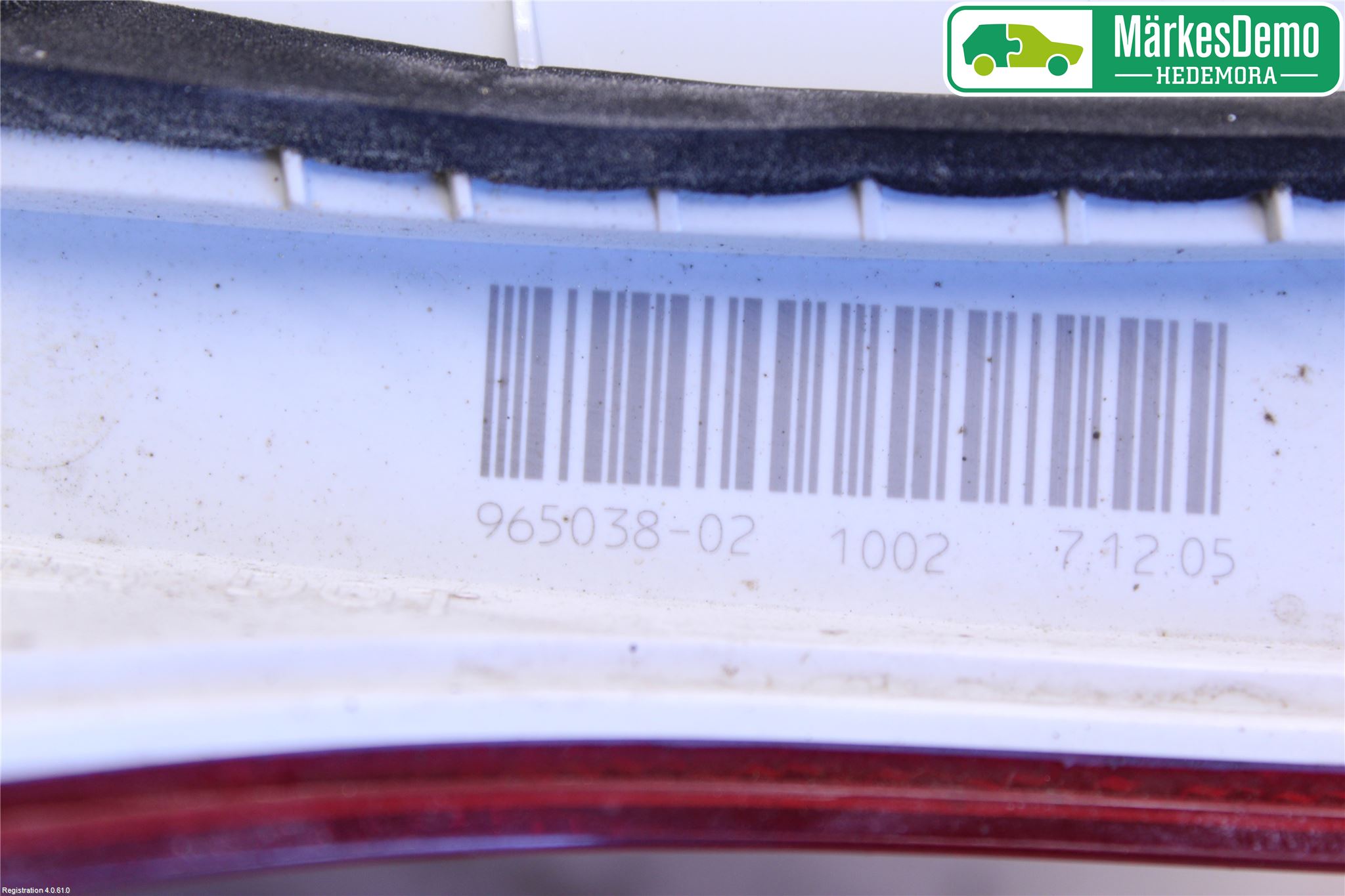 Audi A4/S4 05-07 Bakljus Lucka Hö