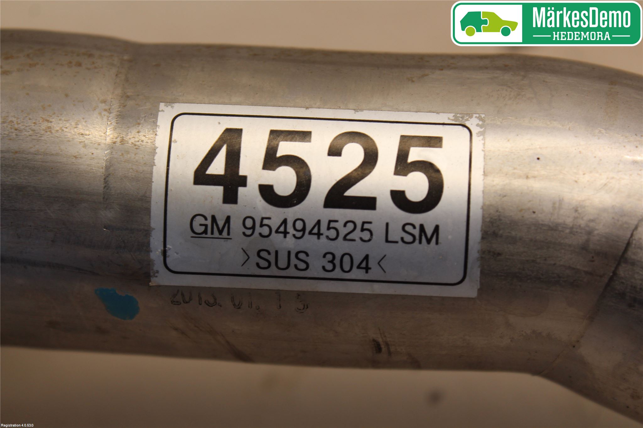 Chevrolet CAPTIVA Laddluft-Intercoolerrör