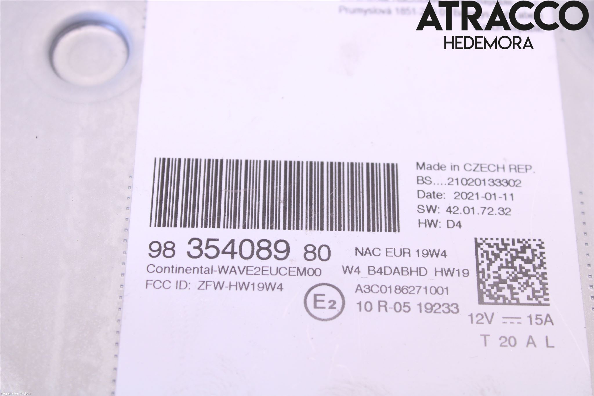 Peugeot 2008/E-2008 20- Radio