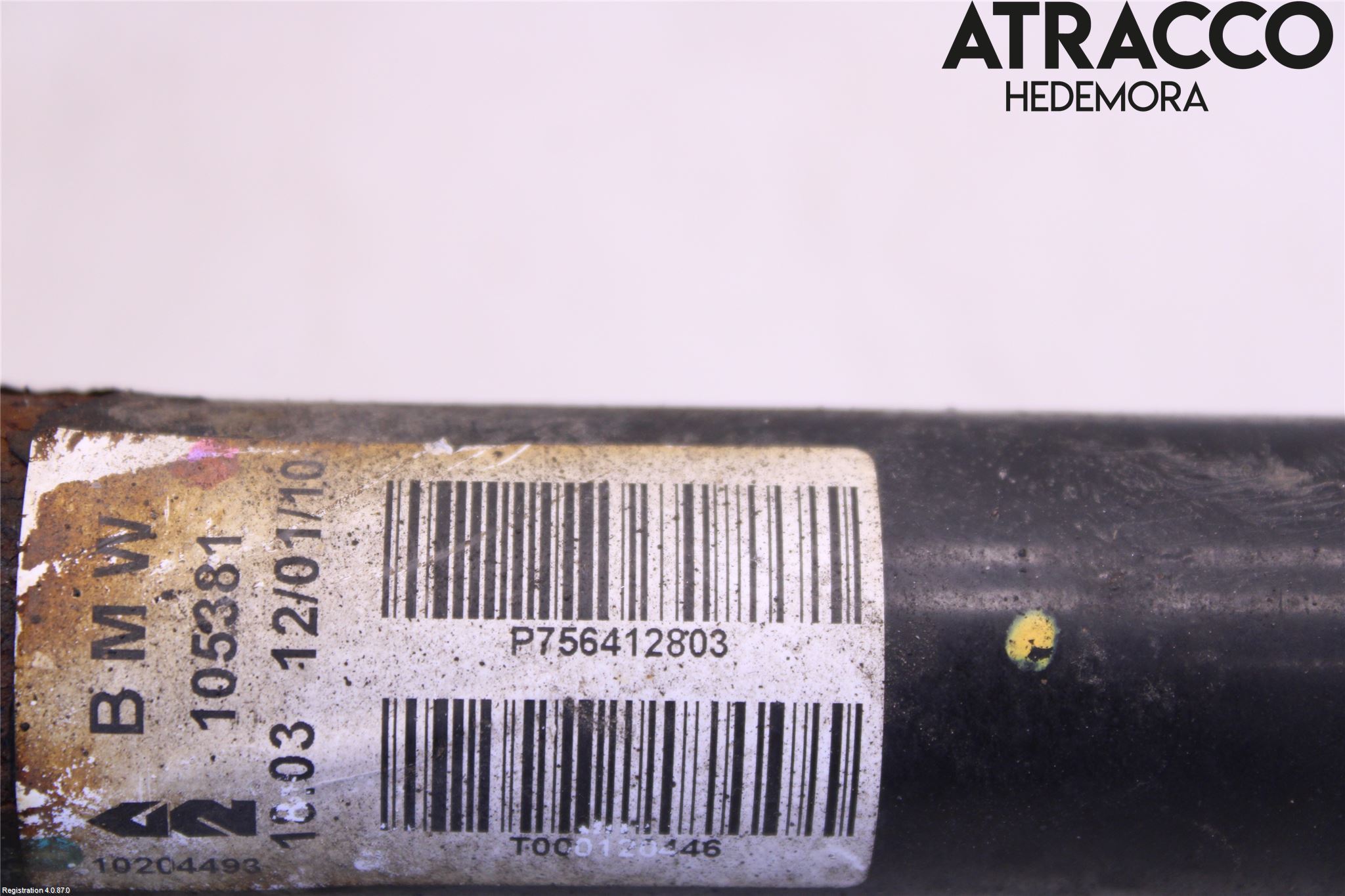 BMW X5 E70 07-13 Drivaxel Bak Vänster