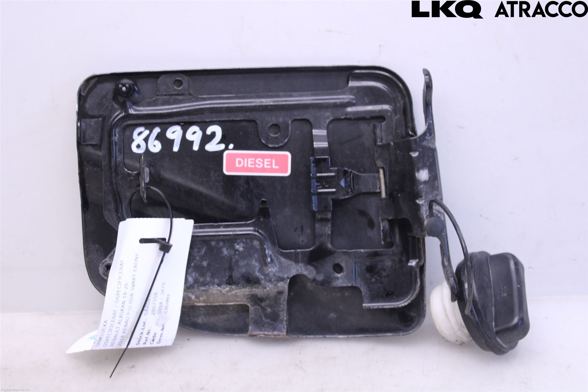 Renault ALASKAN 18-20 Tanklucka