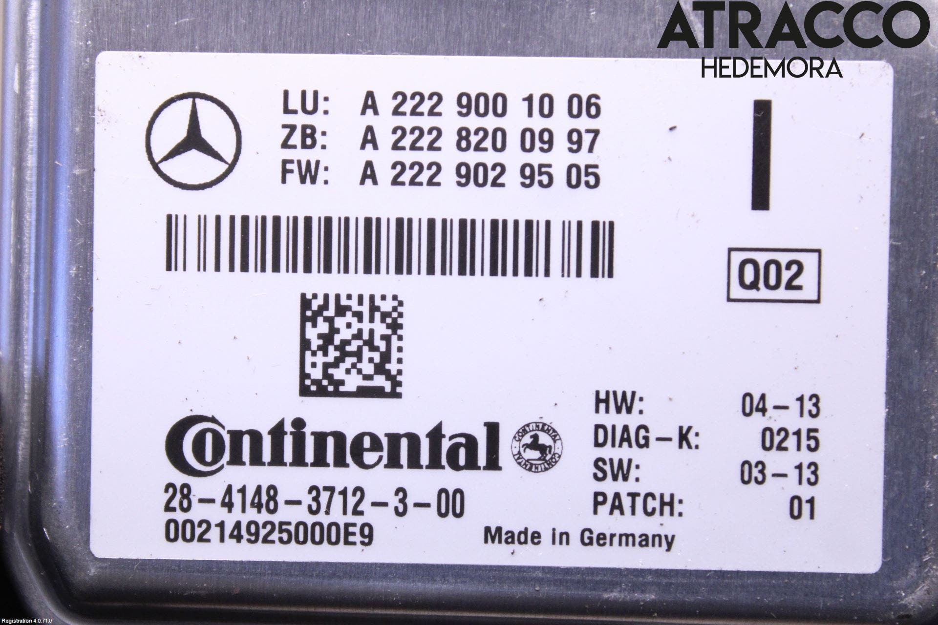 Mercedes-Benz MB C-KLASS (W205) 14-21 Sensor Adaptiv Farthållare