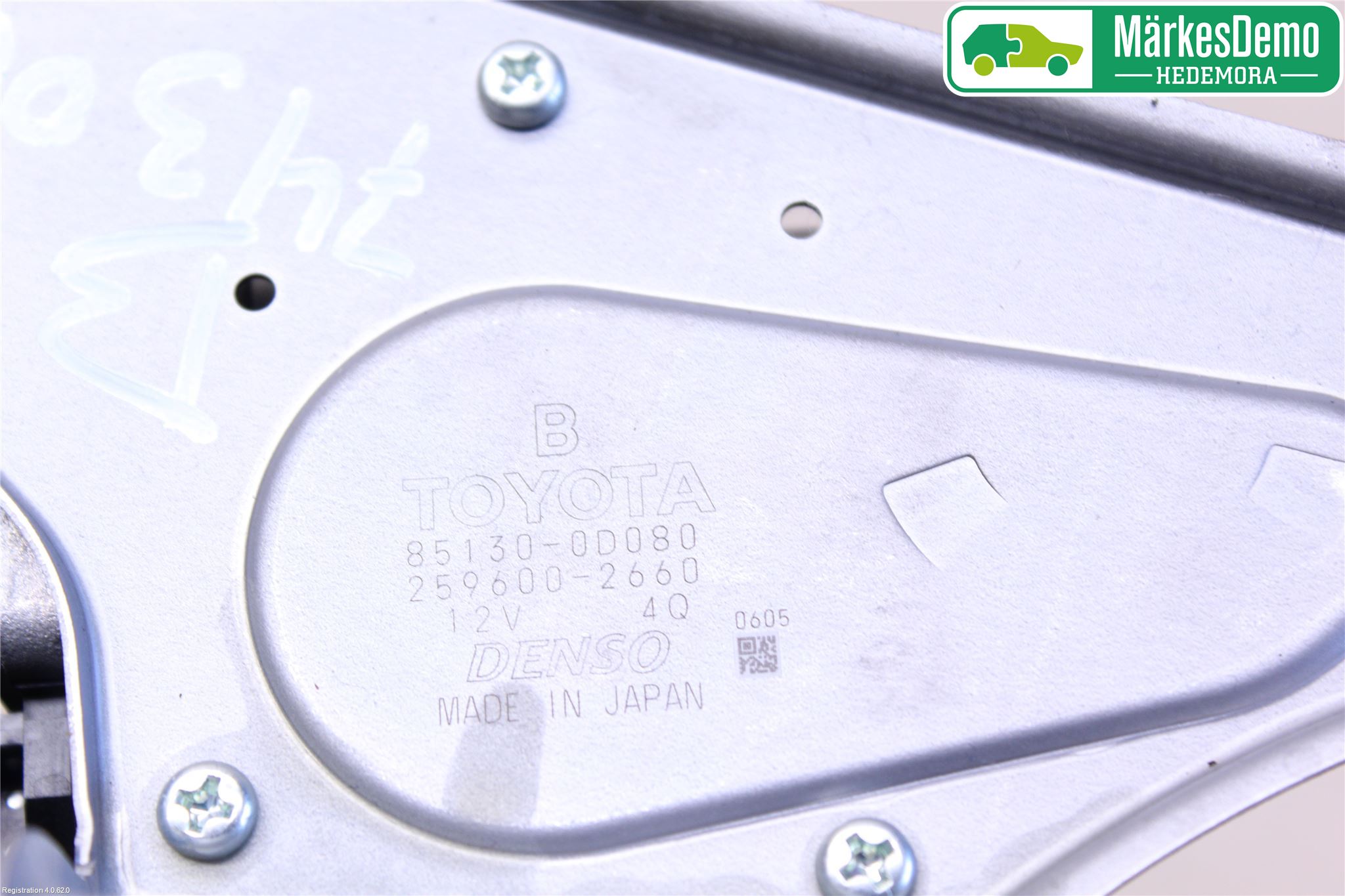 Toyota YARIS XP130 12-14 Torkarmotor Baklucka