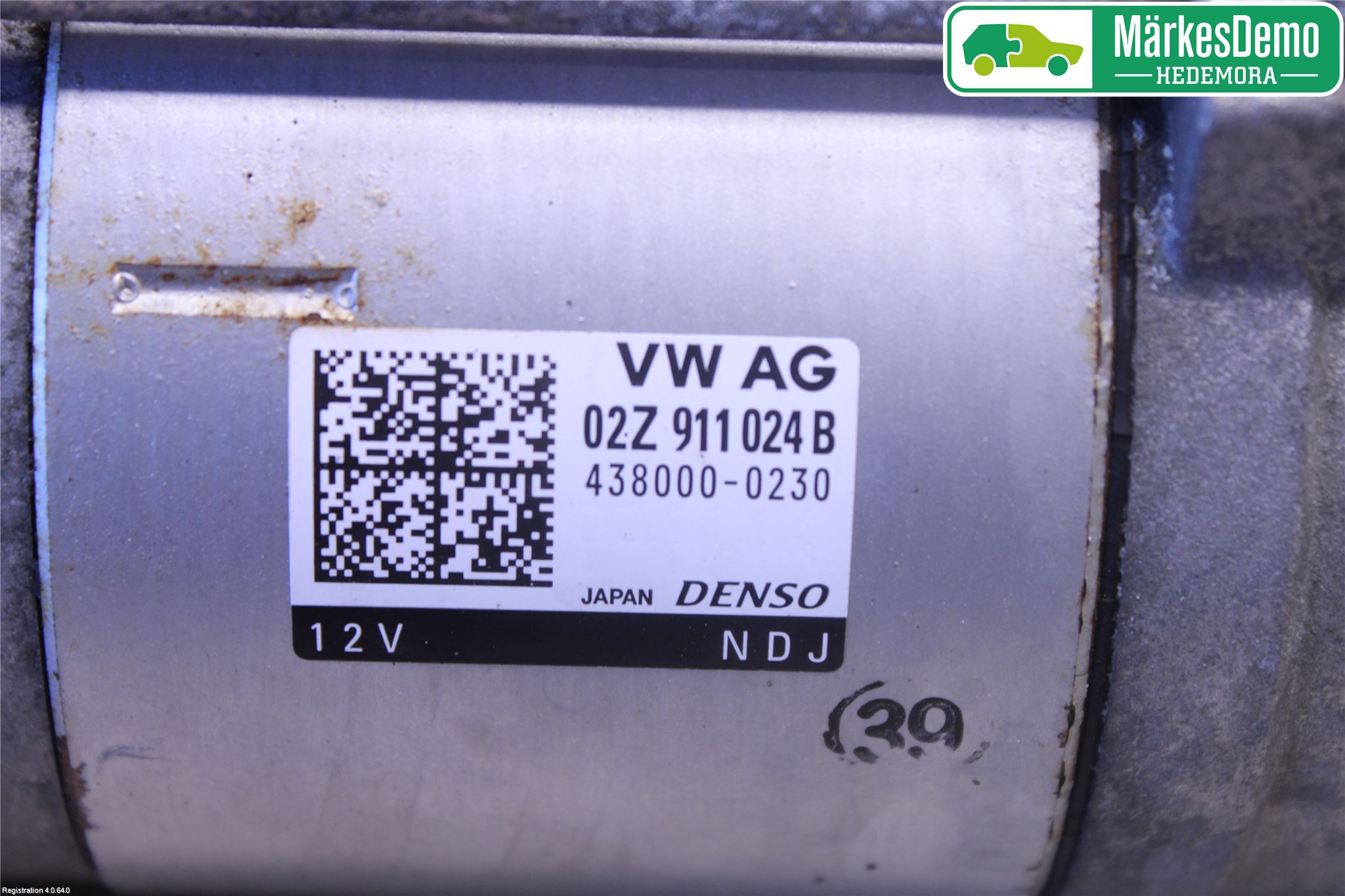 Audi A3/S3 8V 13-20 Startmotor Diesel