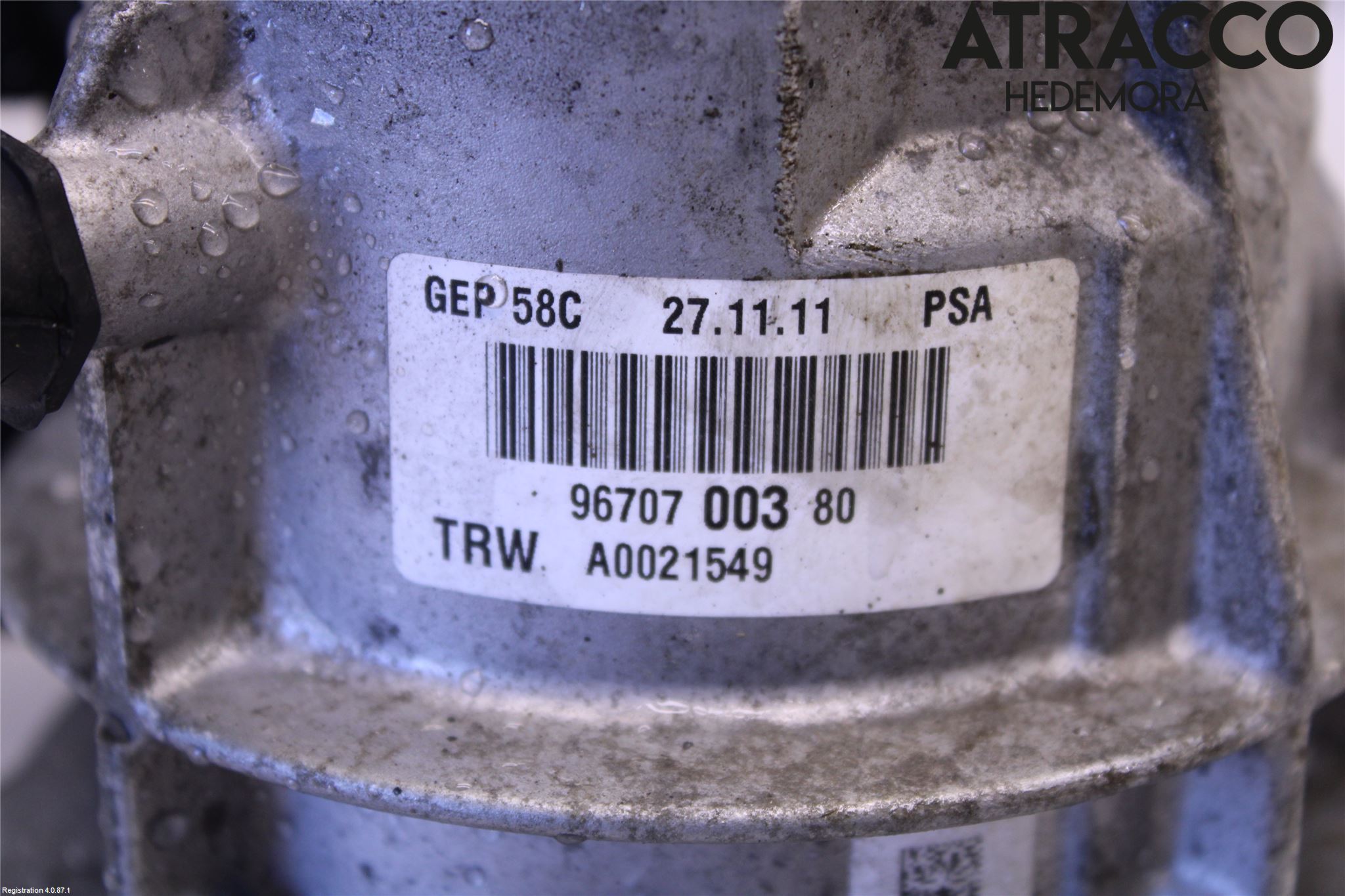 Peugeot 308 08-13 Styrservo Pump Elektrisk