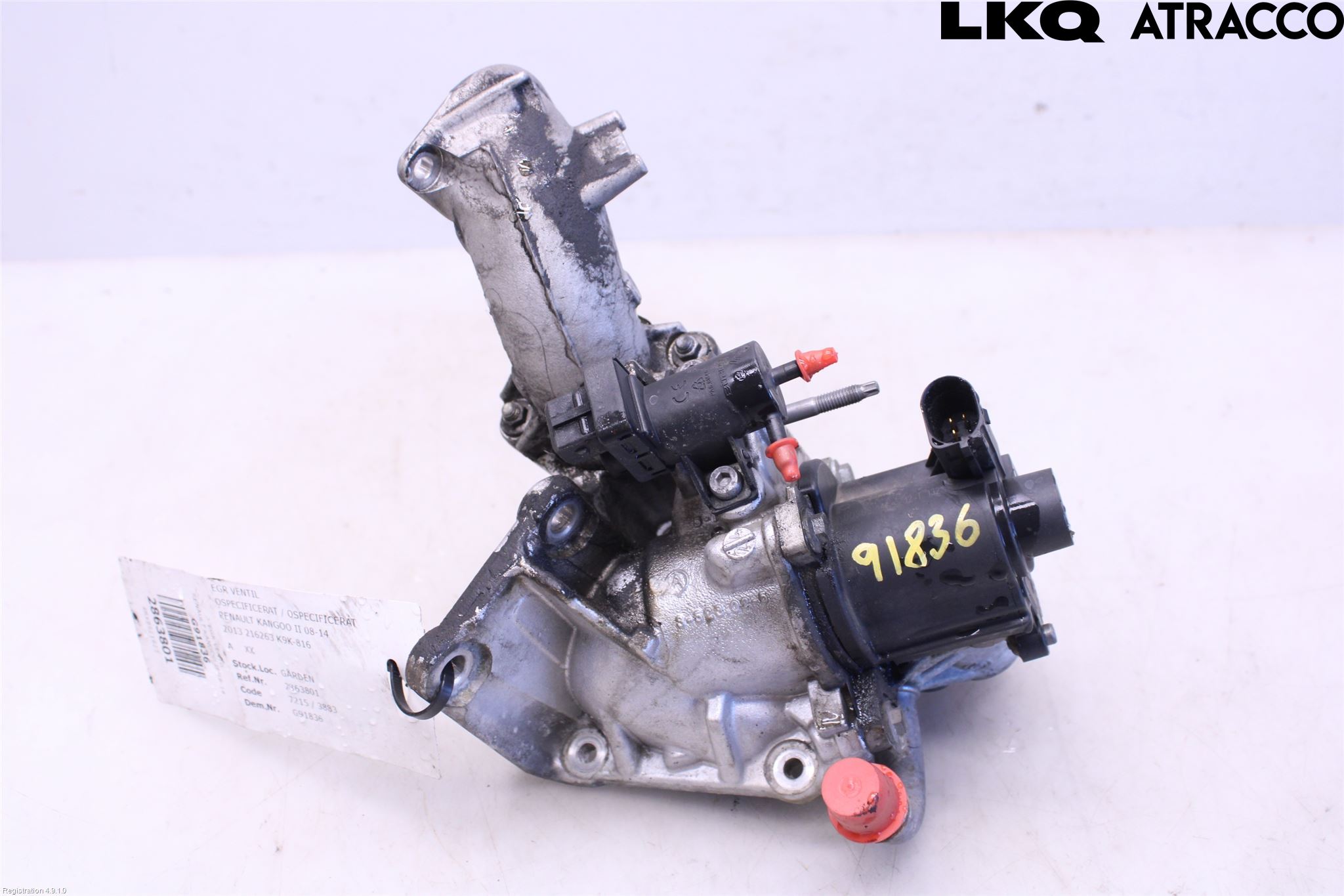 Renault KANGOO II 08-14 Egr Ventil