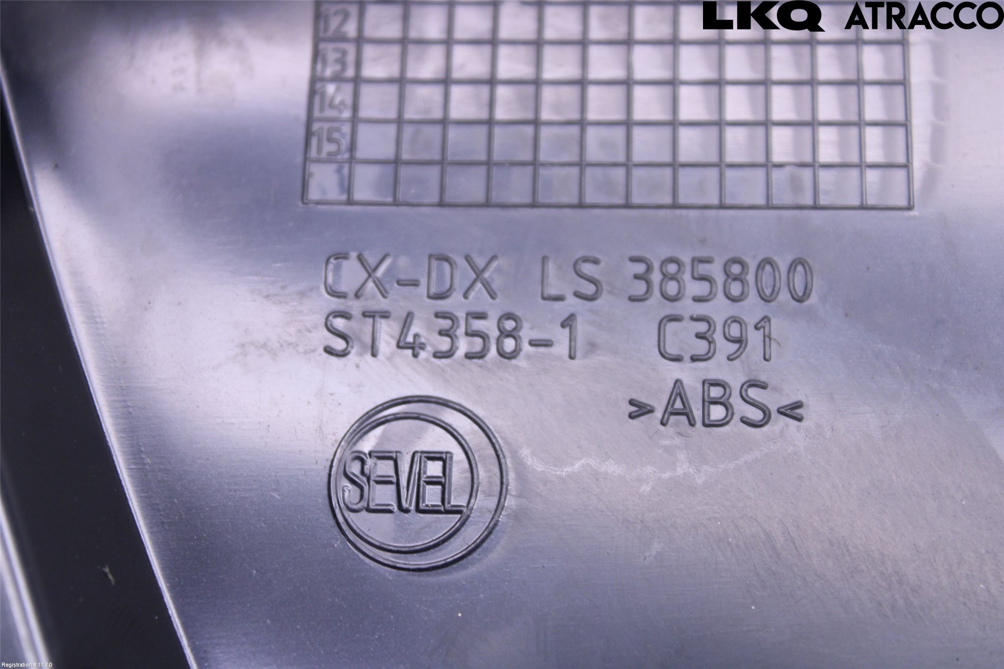 Citroen JUMPER 07-13 Defrosterkanal-Munstycke