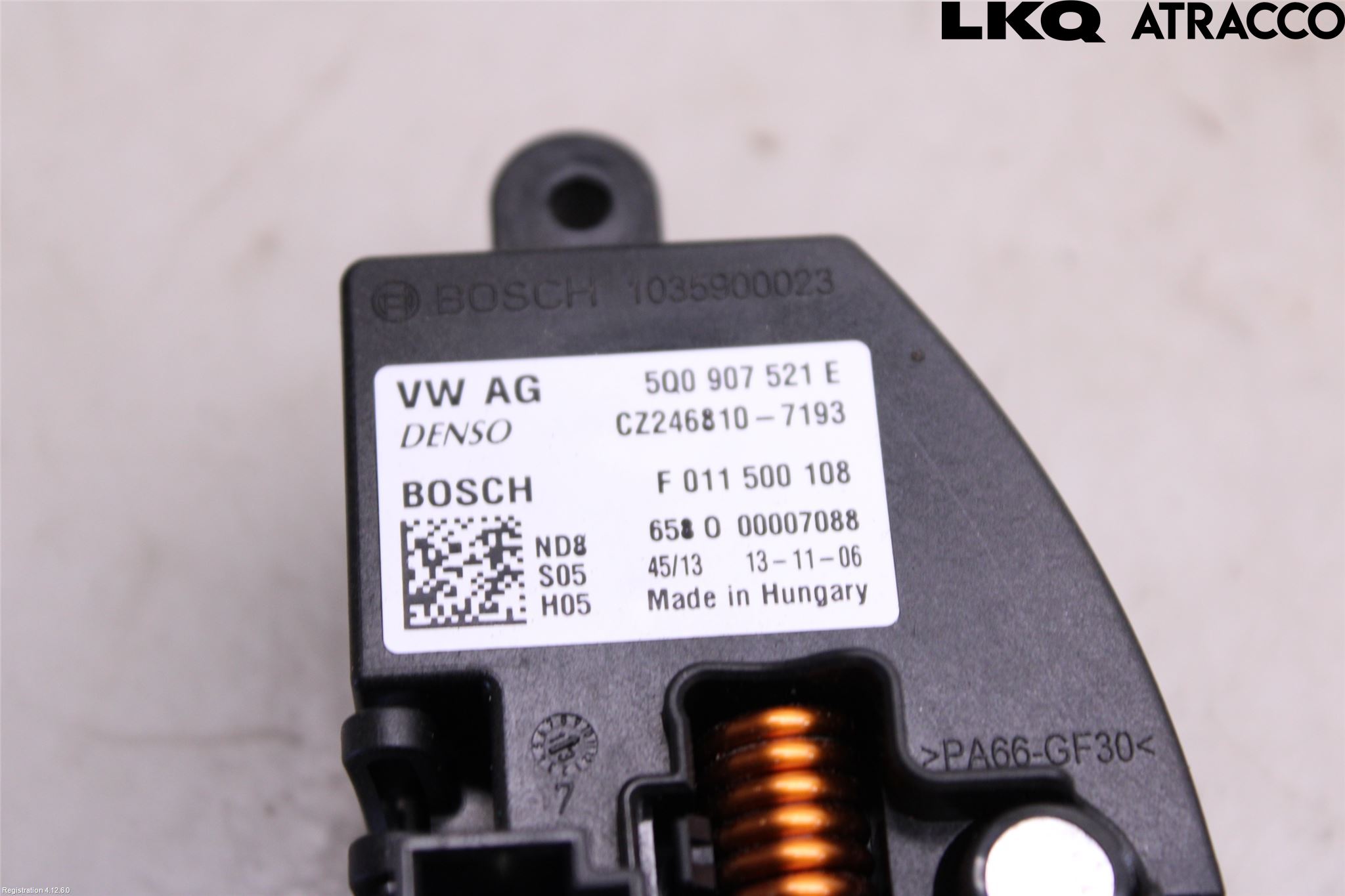 Volkswagen VW GOLF / E-GOLF VII 13-20 Värmefläktsmotstånd