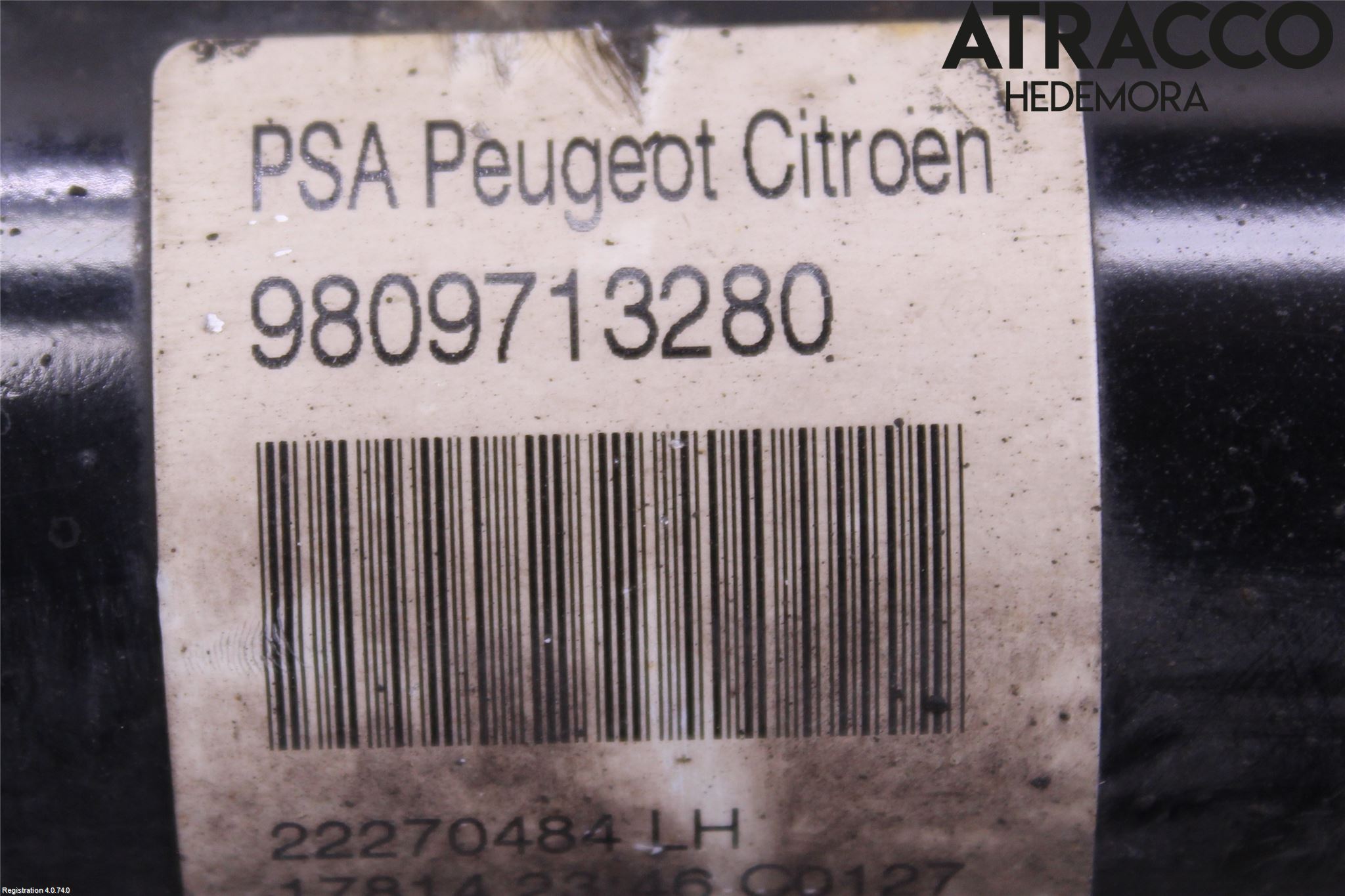 Citroen C4 CACTUS 14-20 Fjäderben Fram Vänster