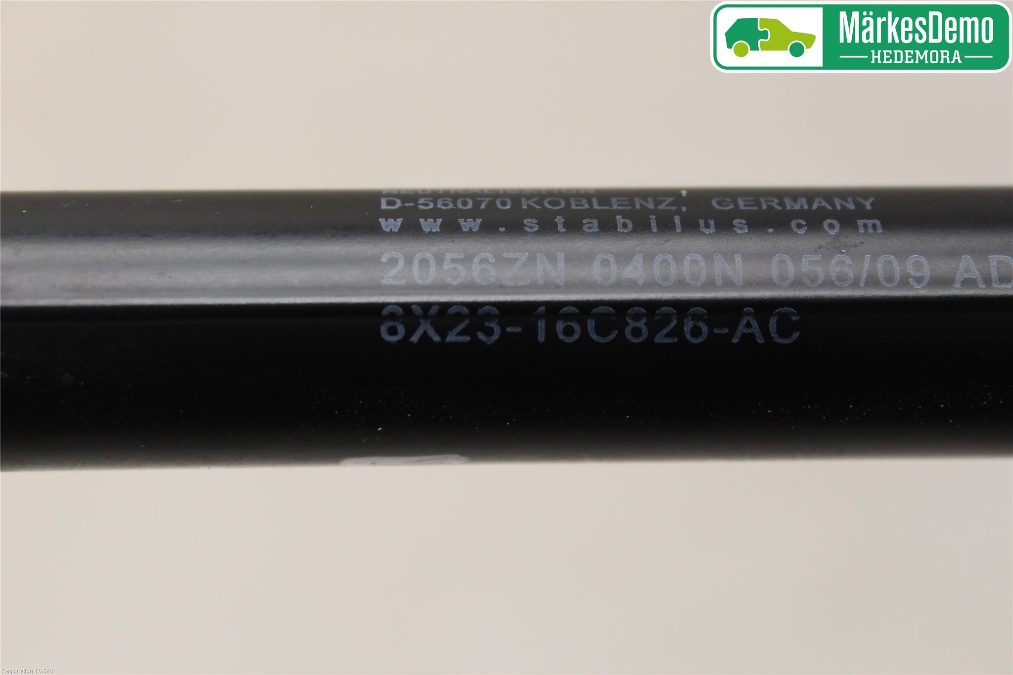 Jaguar XF 08-15 Gasfjäder Motorhuv