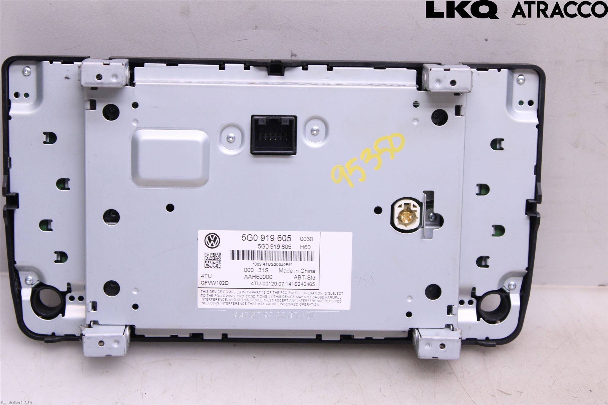 Volkswagen VW GOLF / E-GOLF VII 13-20 Cd Radio - Multimediapanel