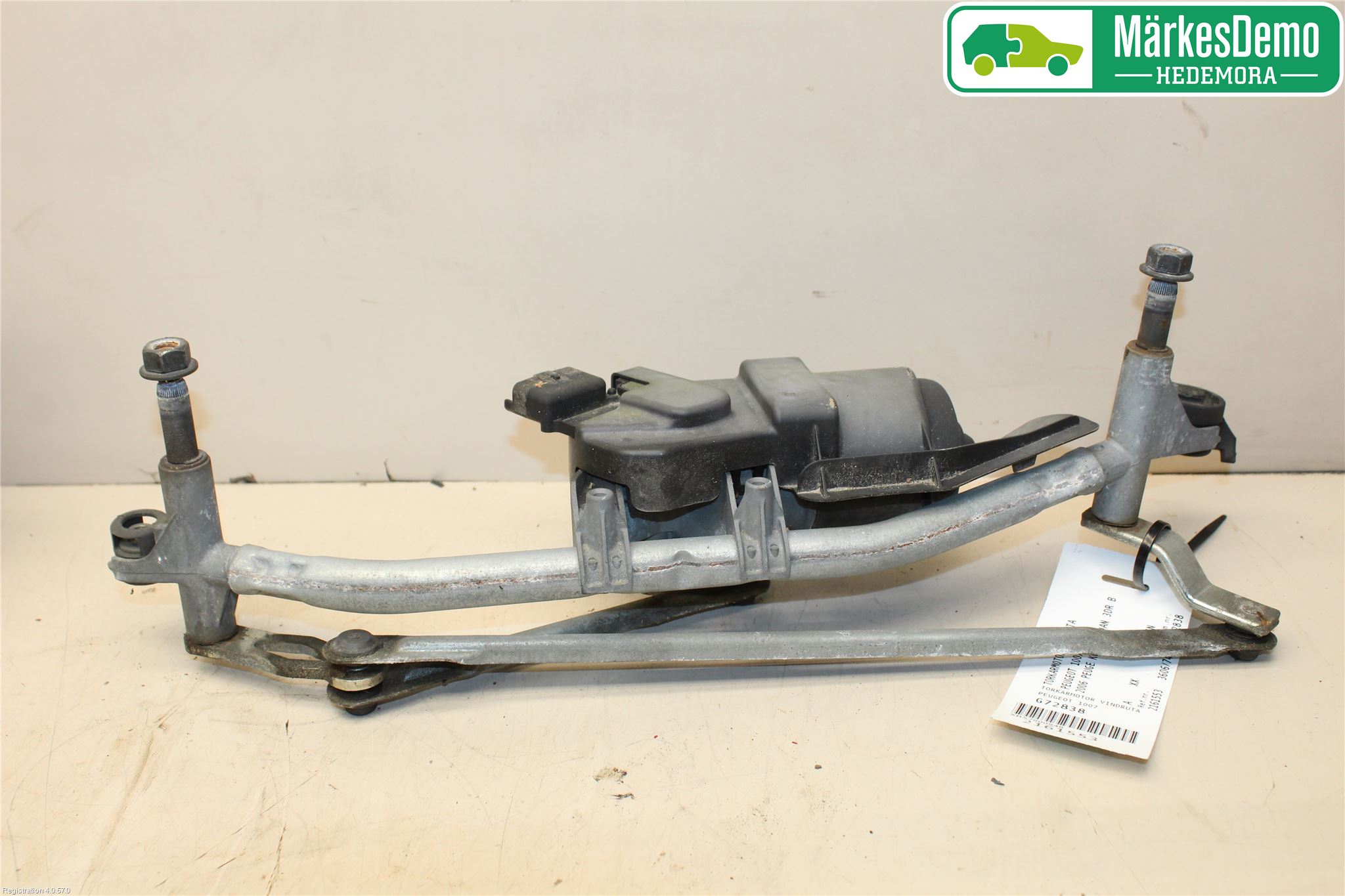 Peugeot 1007 Torkarmotor Vindruta