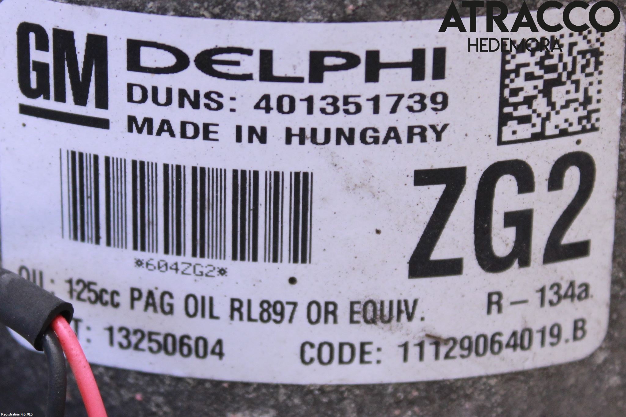 Opel ASTRA J 10-15 Ac Kompressor