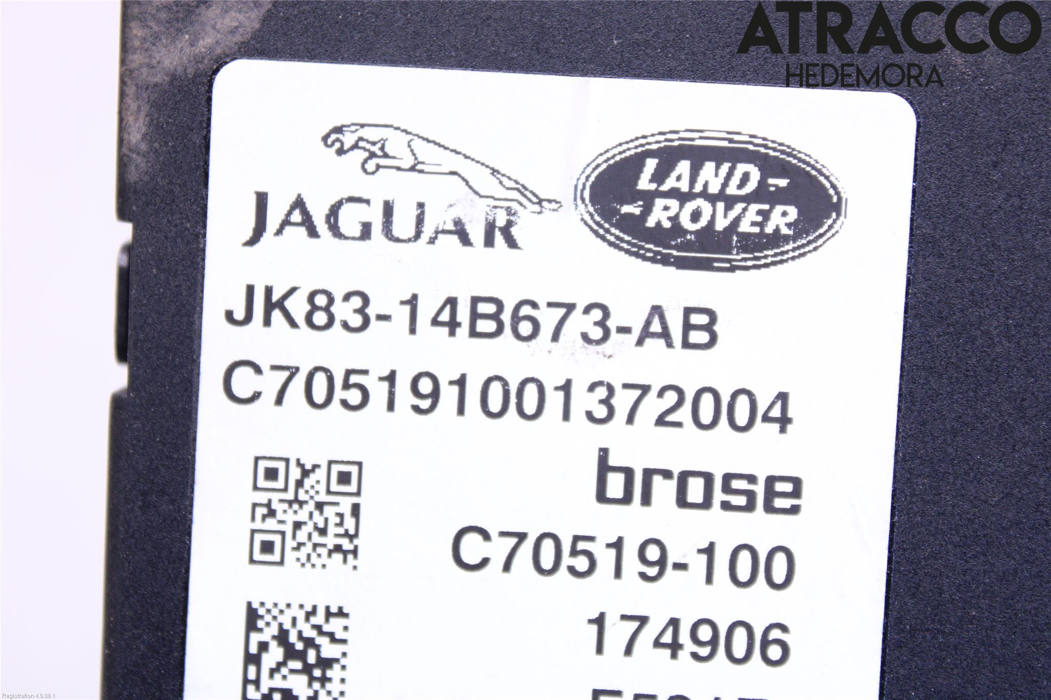 Jaguar F-PACE Styrenhet Baklucka