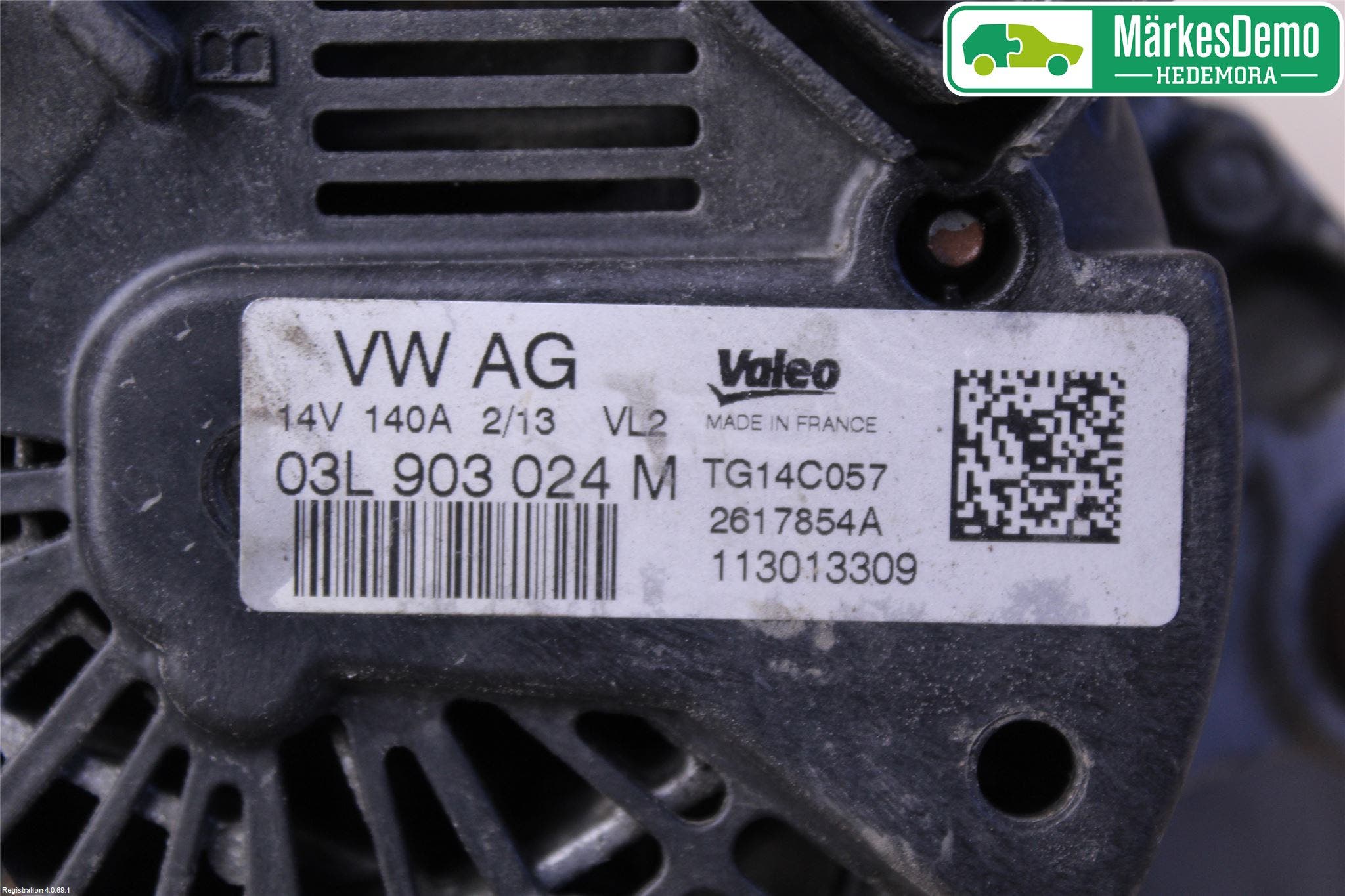 Audi A3/S3 05-13 Generator